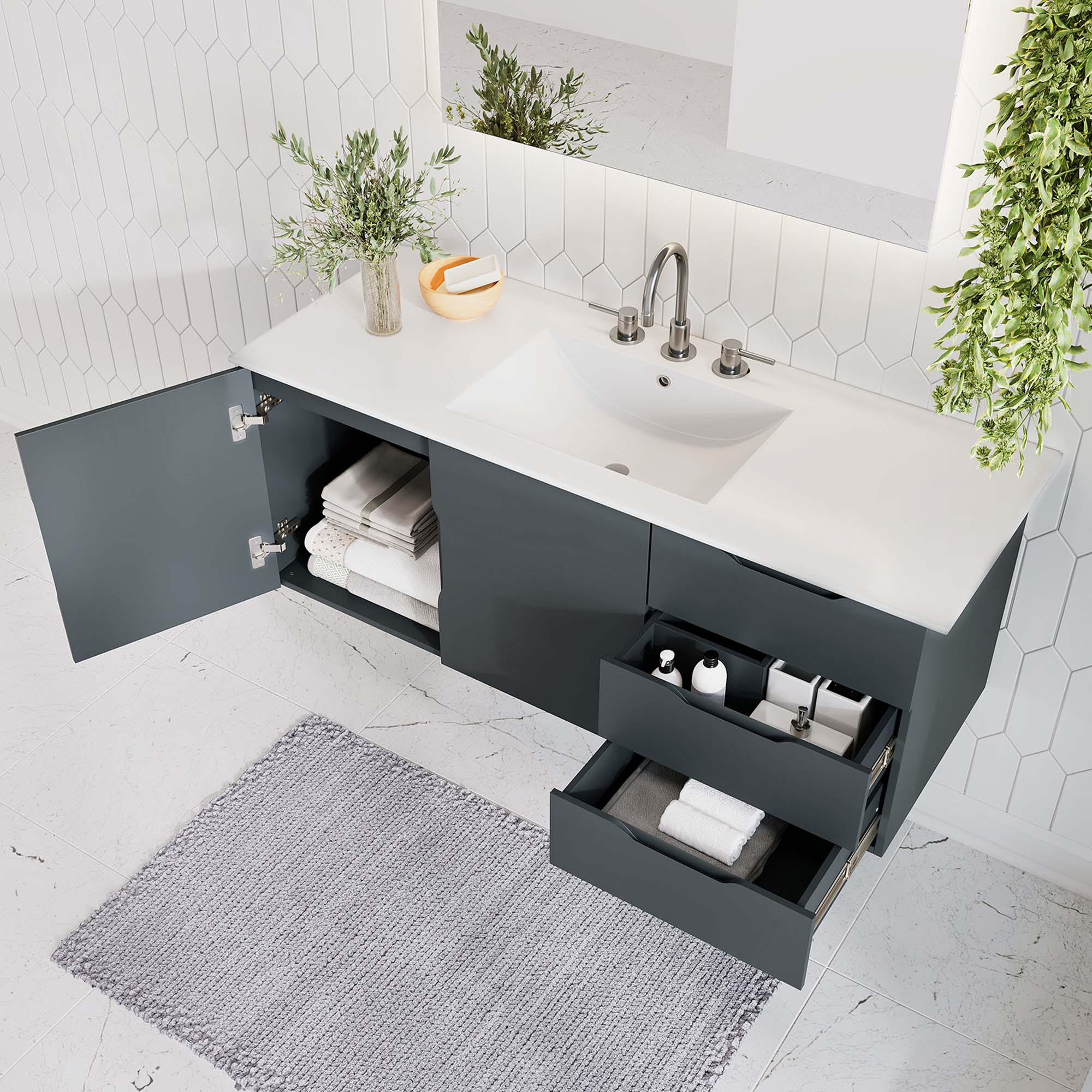 Modway Vitality 48" Single Sink Bathroom Vanity