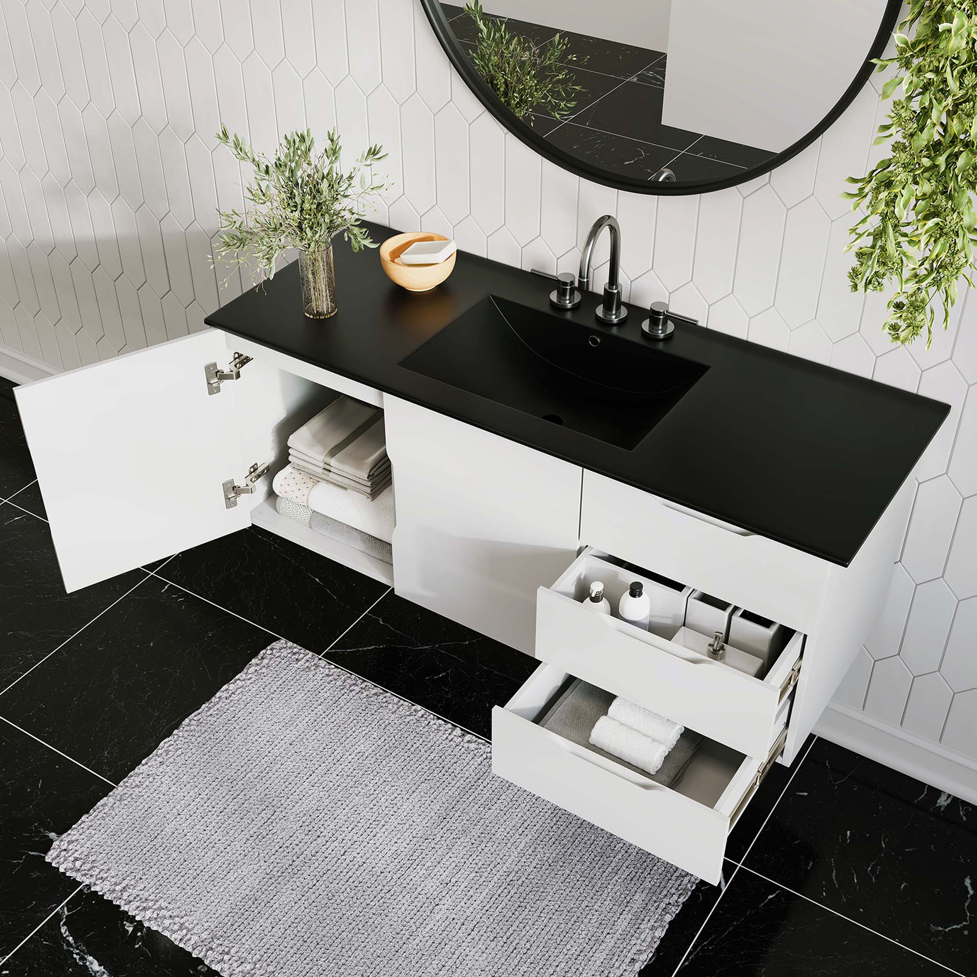 Modway Vitality 48" Single Sink Bathroom Vanity
