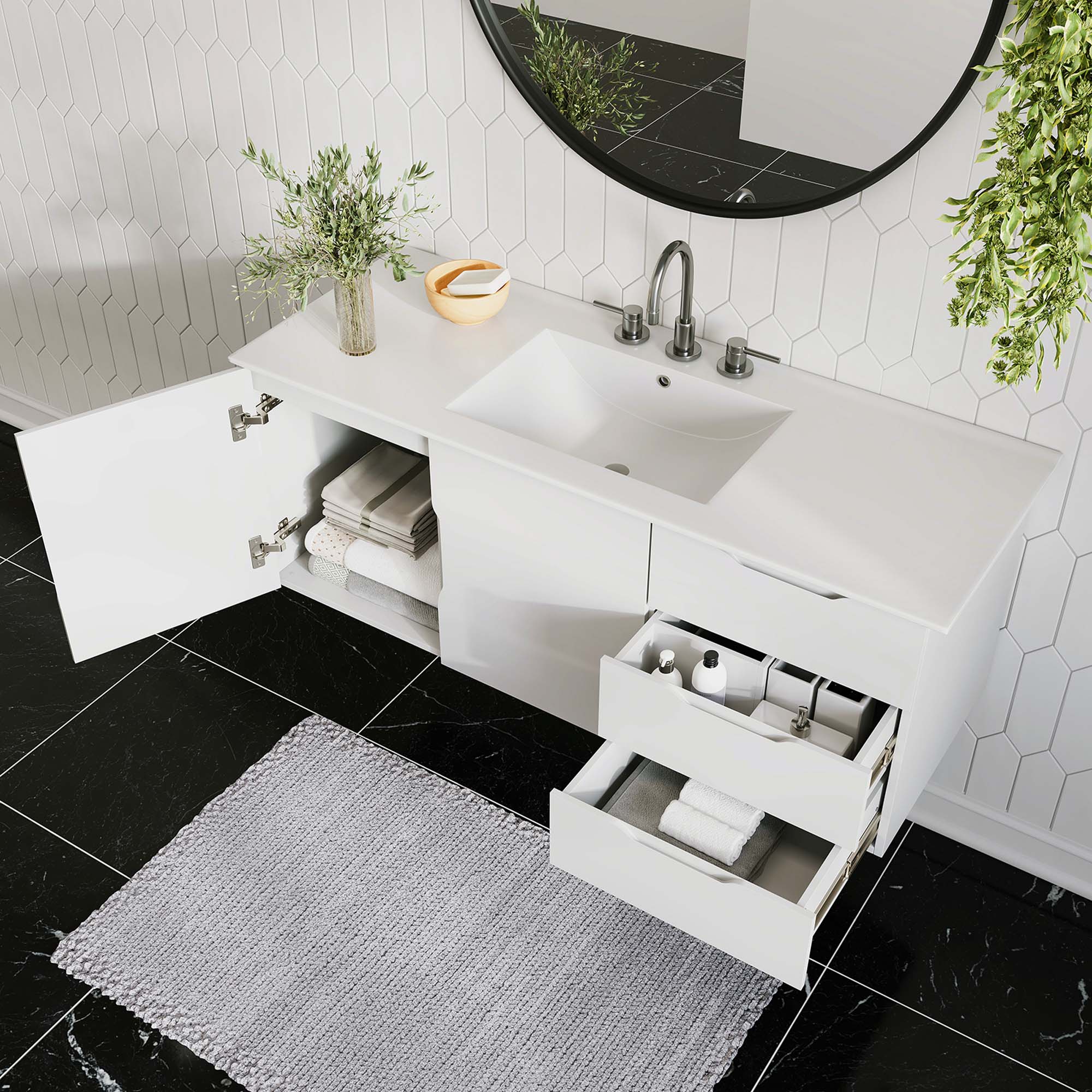 Modway Vitality 48" Single Sink Bathroom Vanity