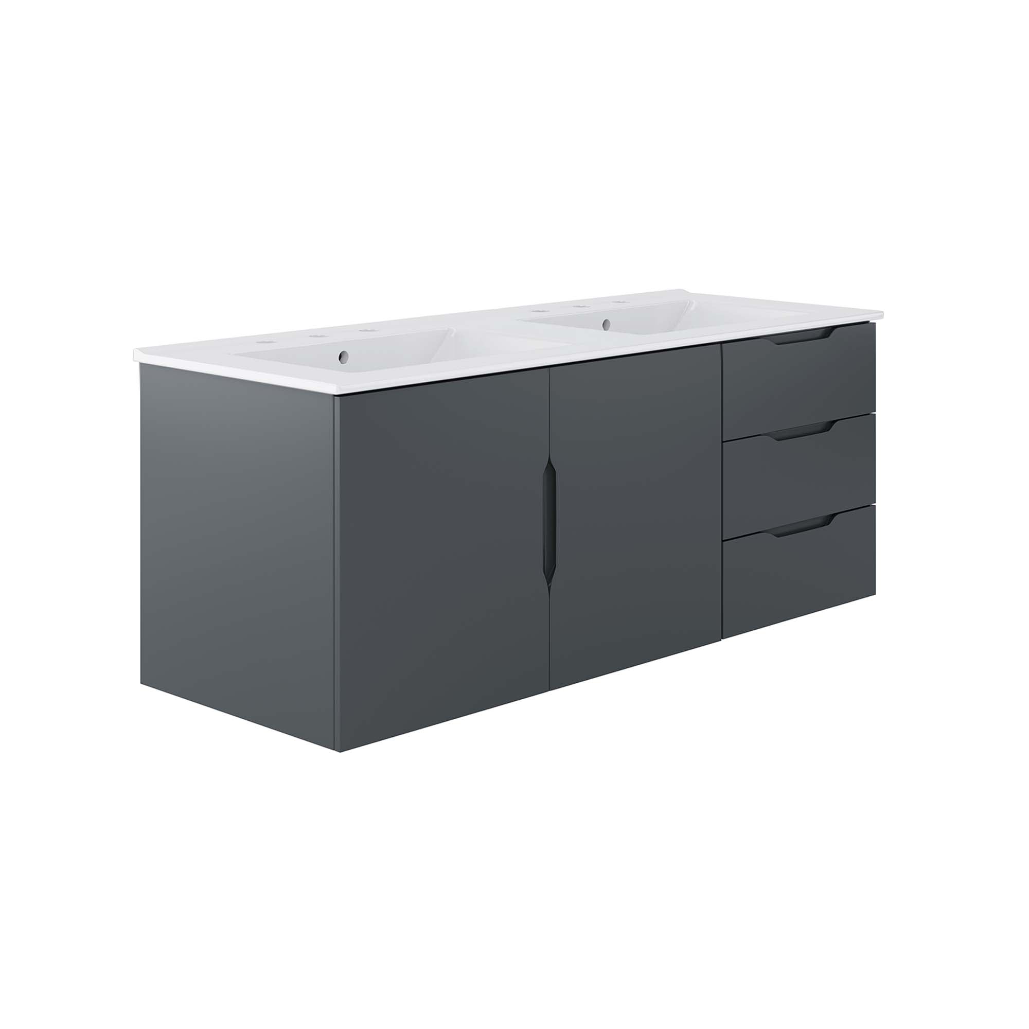 Modway Vitality 48" Double Sink Bathroom Vanity
