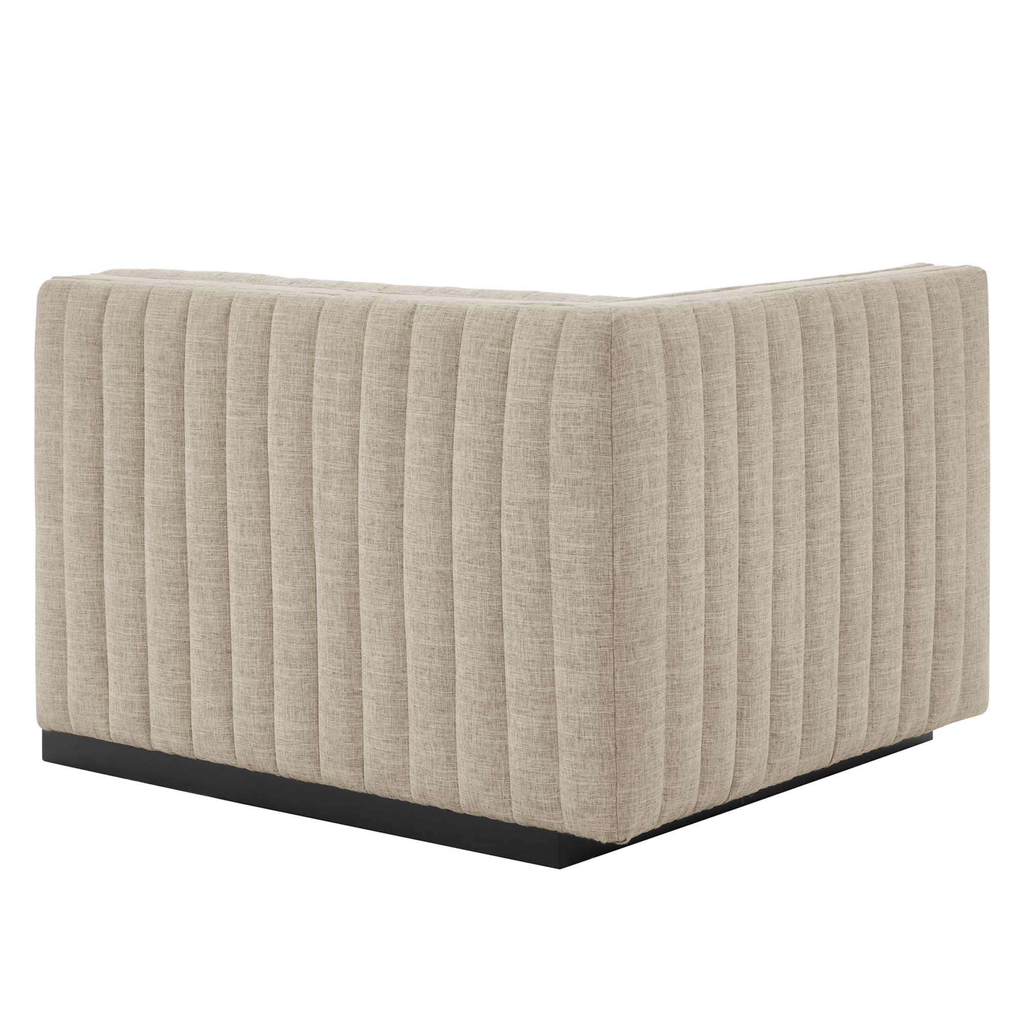 Modway Conjure Channel Tufted Upholstered Fabric Loveseat