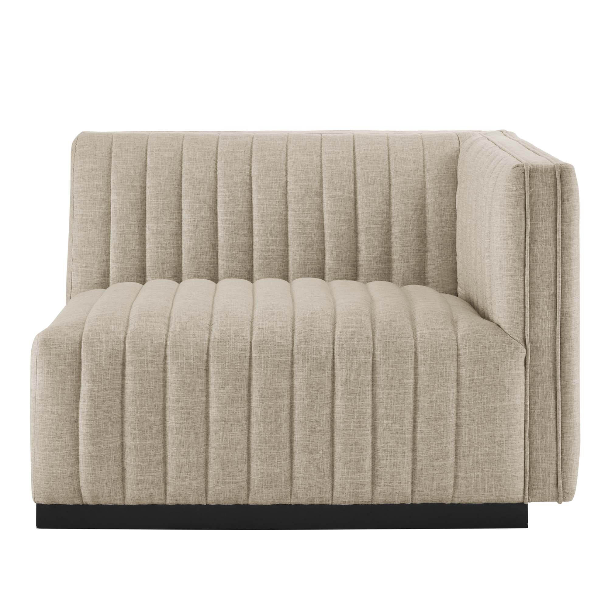 Modway Conjure Channel Tufted Upholstered Fabric Loveseat