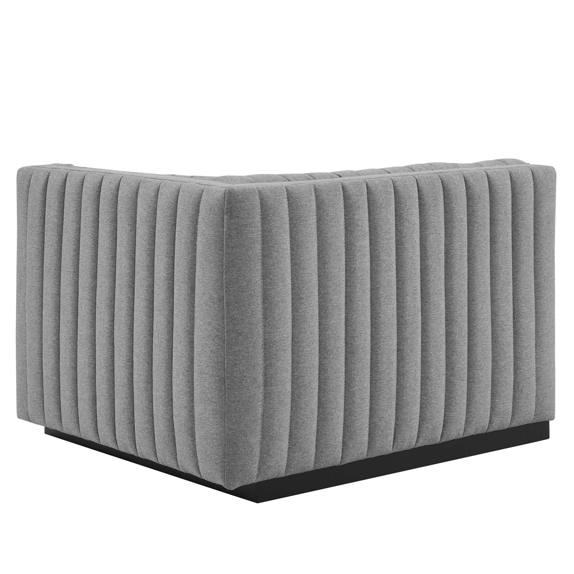 Modway Conjure Channel Tufted Upholstered Fabric Loveseat