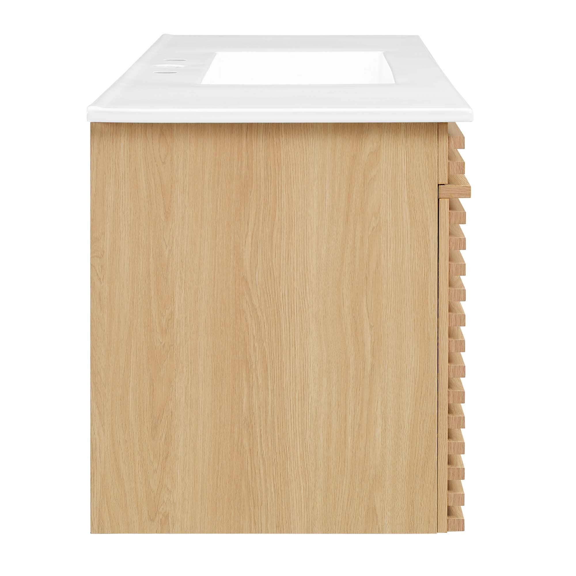 Modway Render 48" Wall-Mount Bathroom Vanity