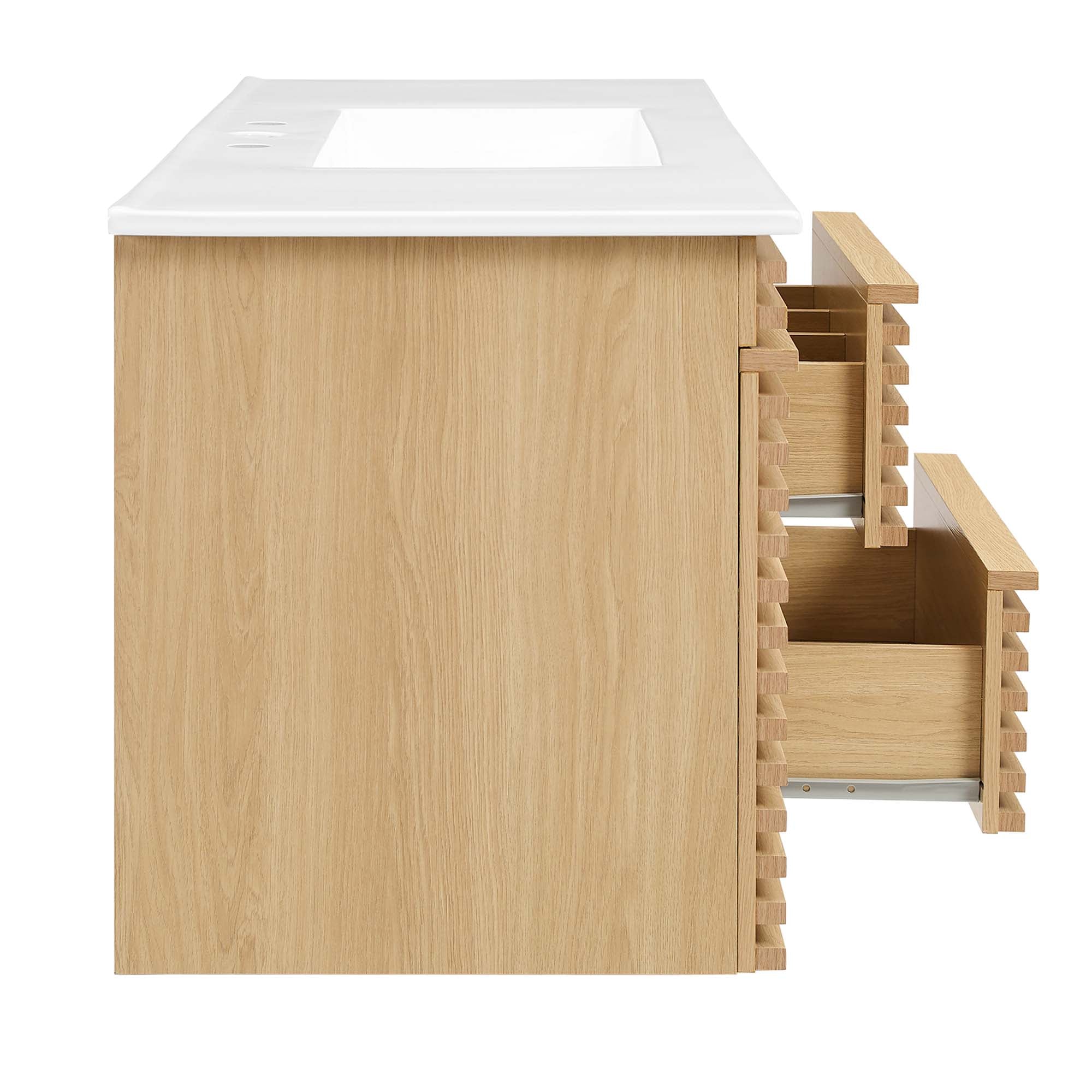 Modway Render 48" Wall-Mount Bathroom Vanity