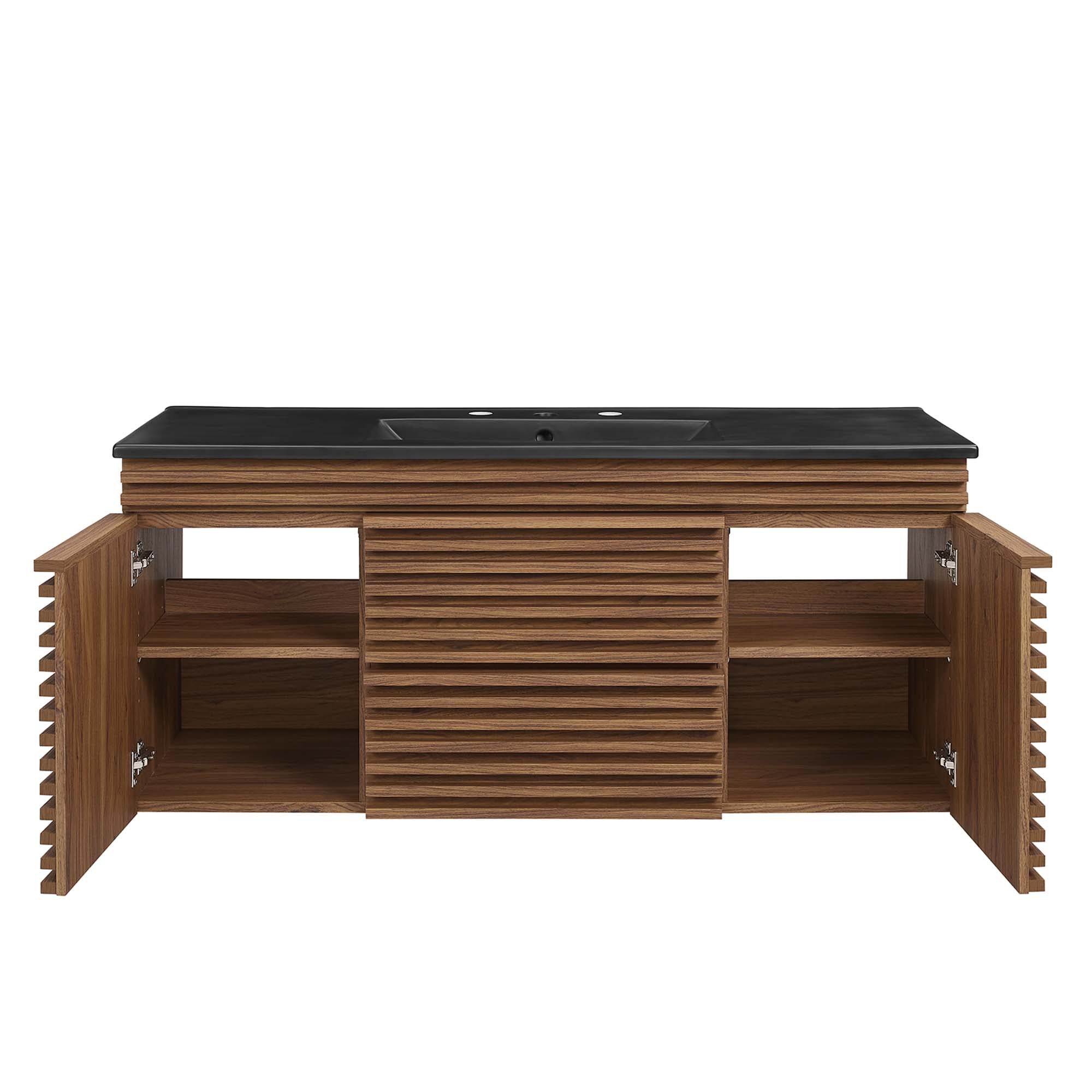 Modway Render 48" Wall-Mount Bathroom Vanity