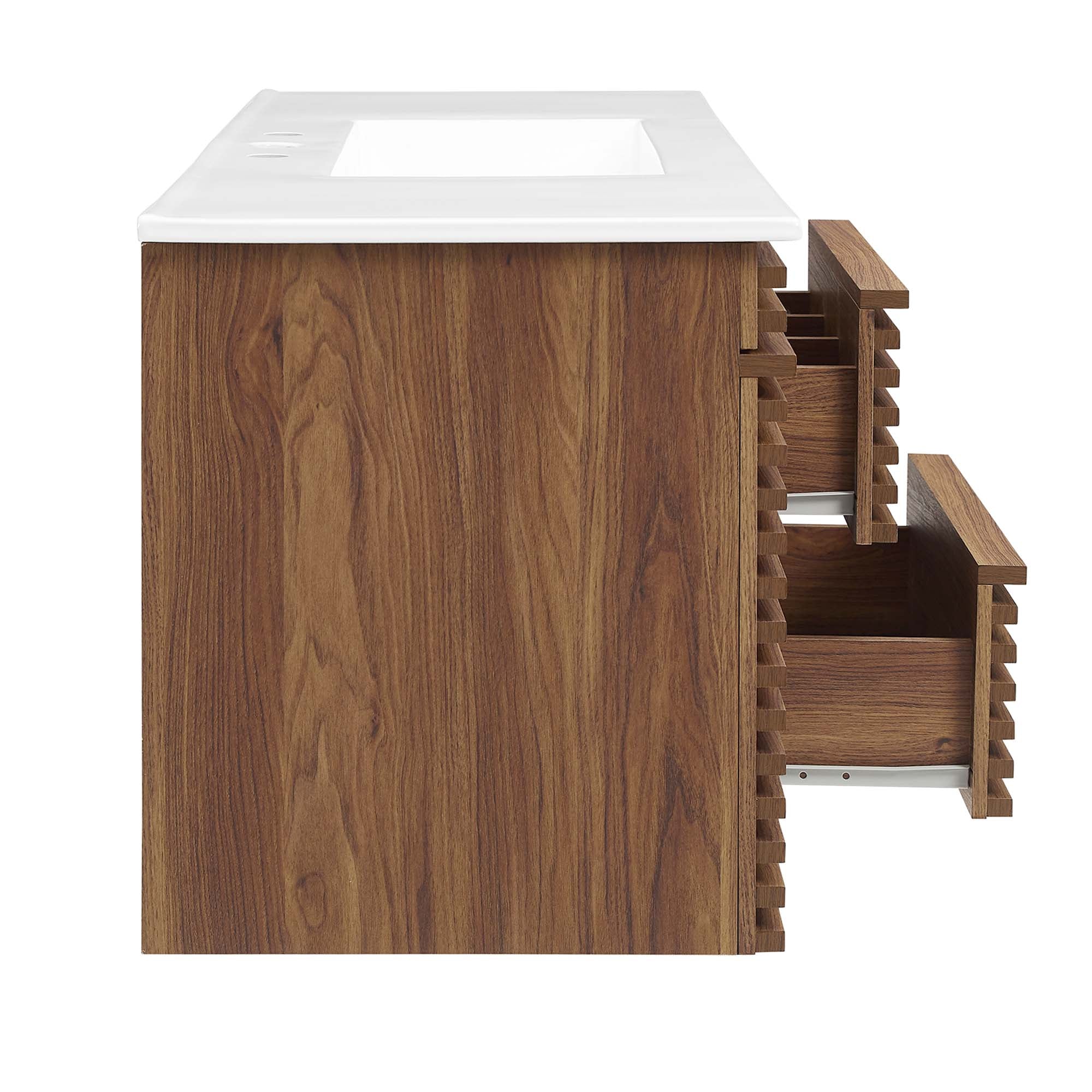 Modway Render 48" Wall-Mount Bathroom Vanity