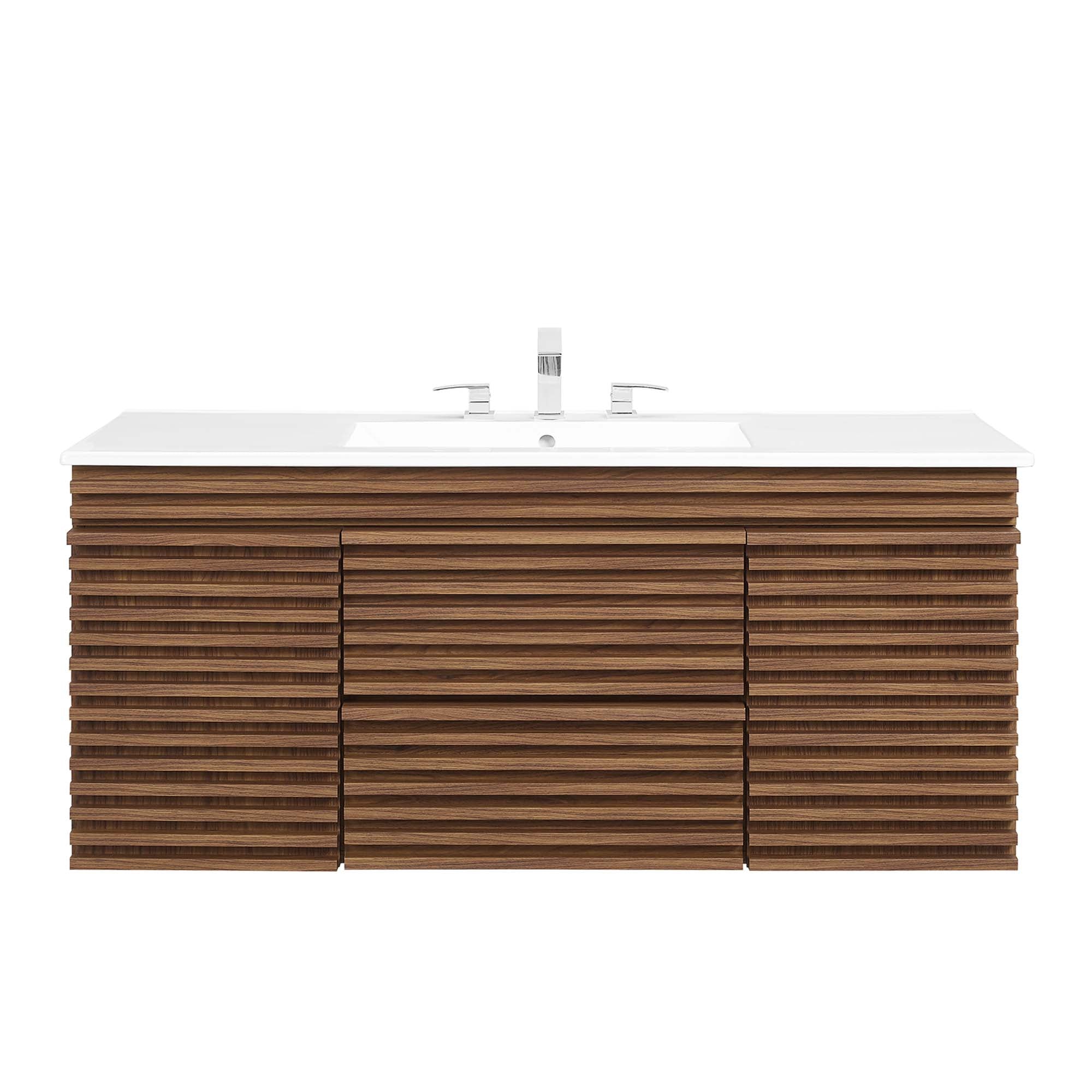 Modway Render 48" Wall-Mount Bathroom Vanity