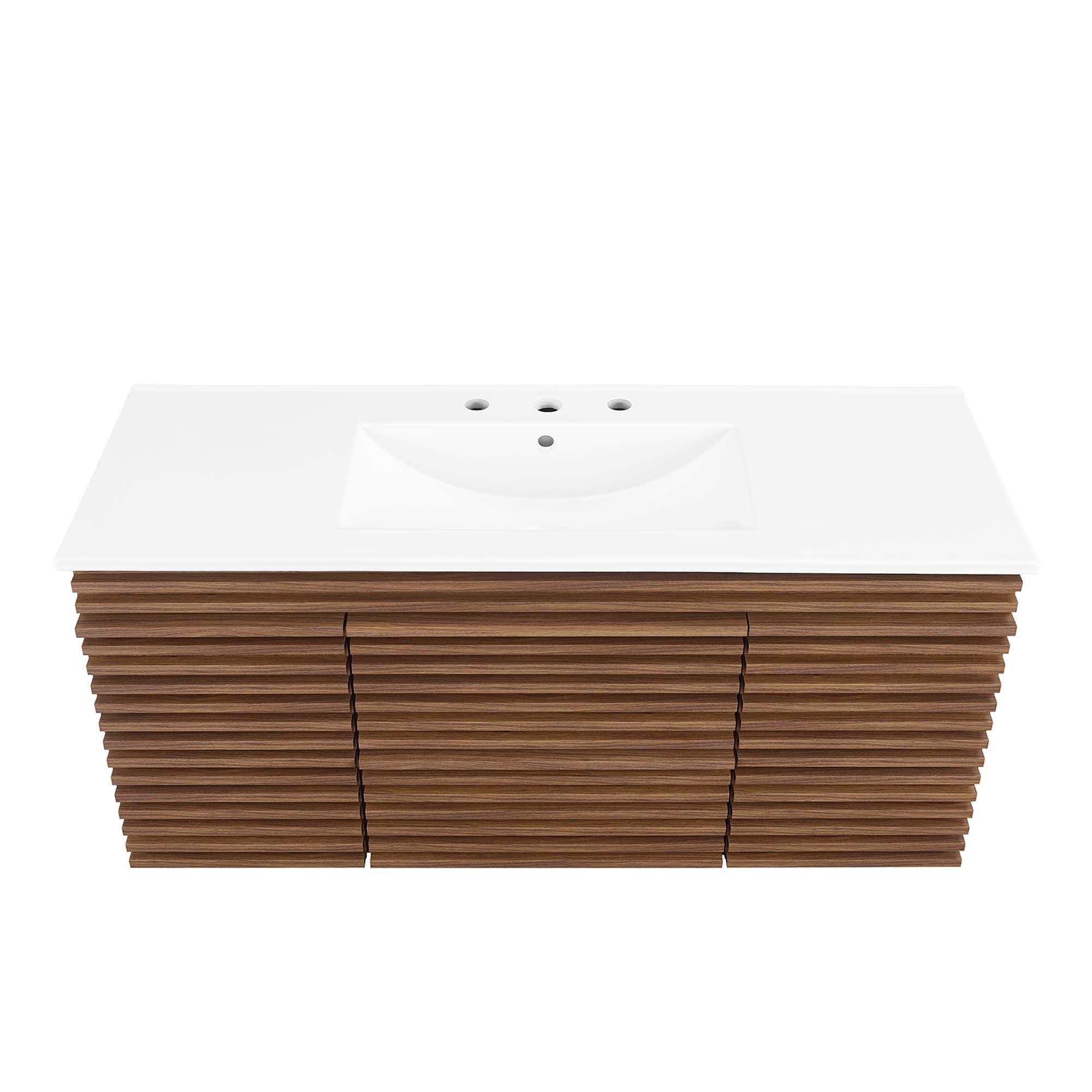 Modway Render 48" Wall-Mount Bathroom Vanity