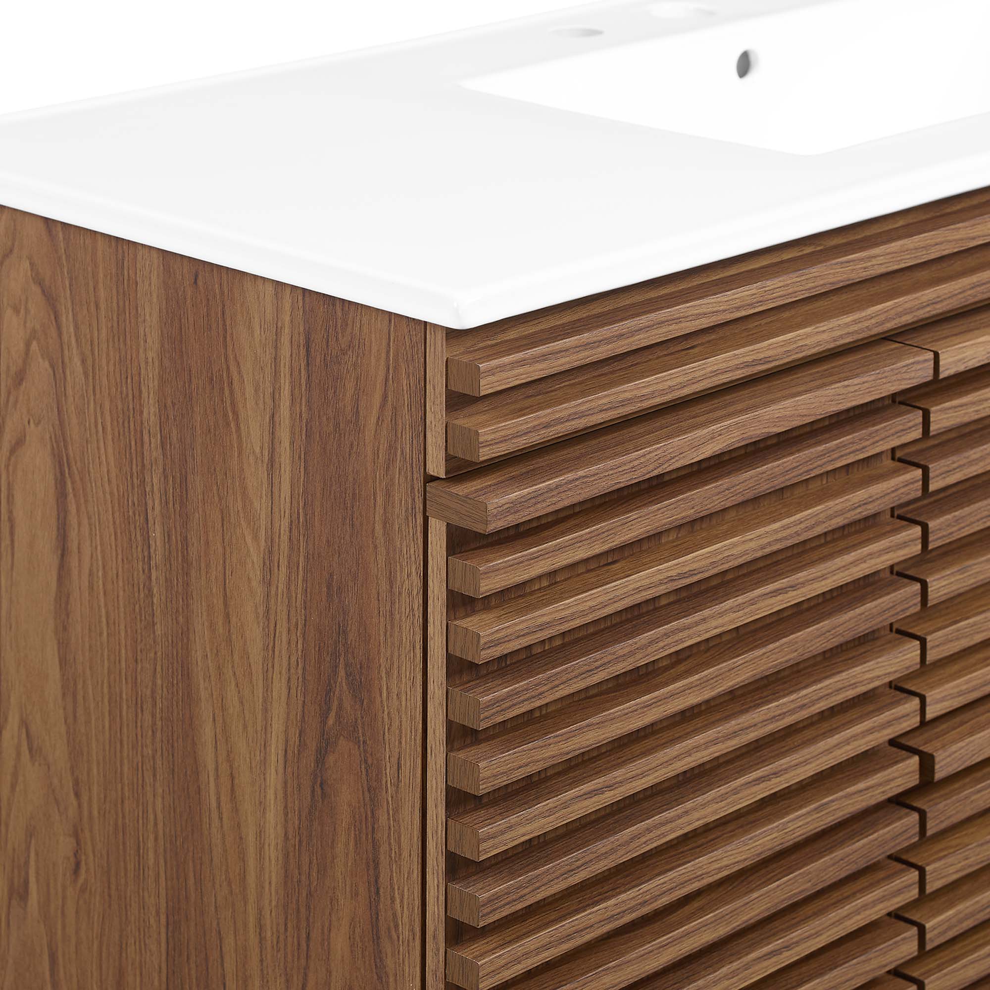 Modway Render 48" Wall-Mount Bathroom Vanity