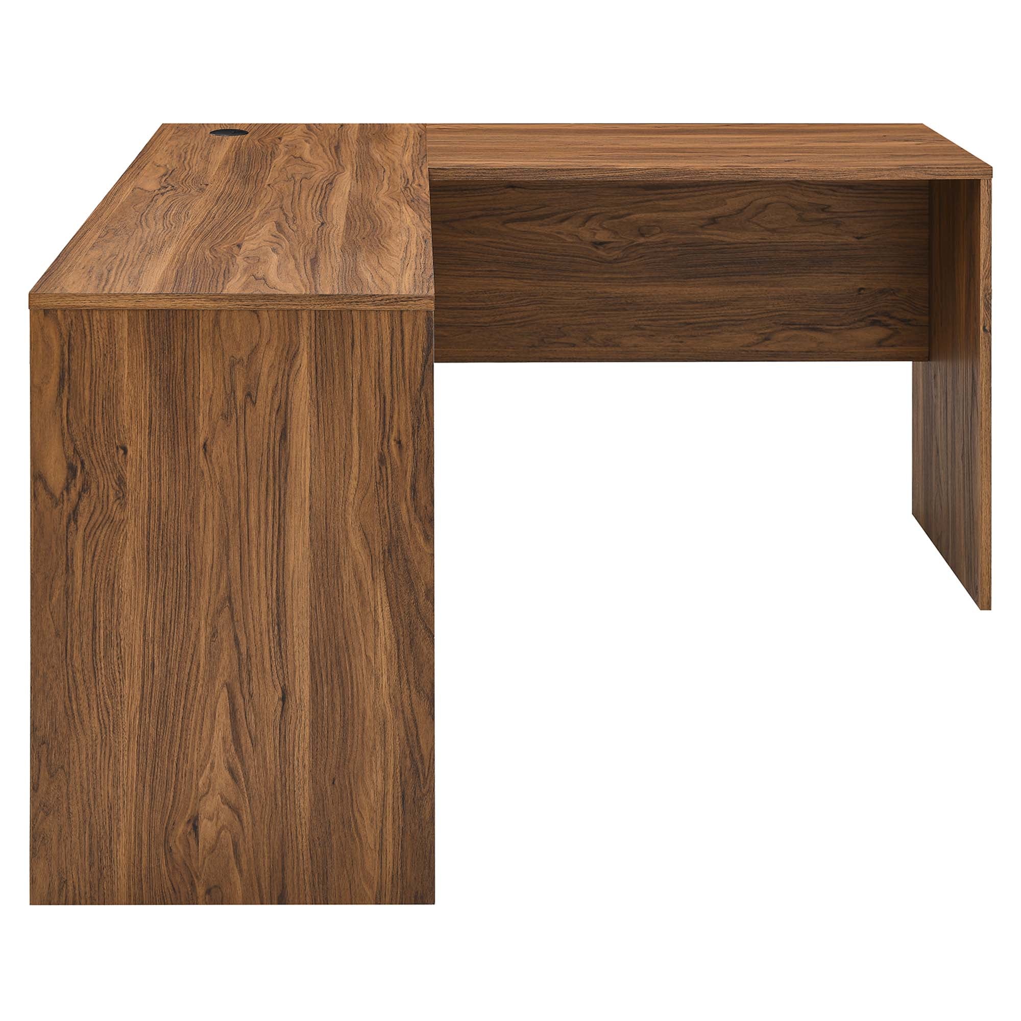 Modway Render Wood Desk and File Cabinet Set