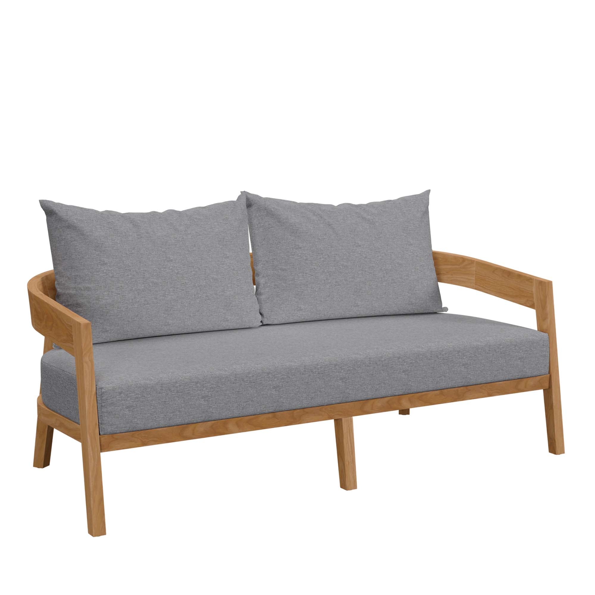Modway Brisbane 6-Piece Teak Wood Outdoor Patio Set