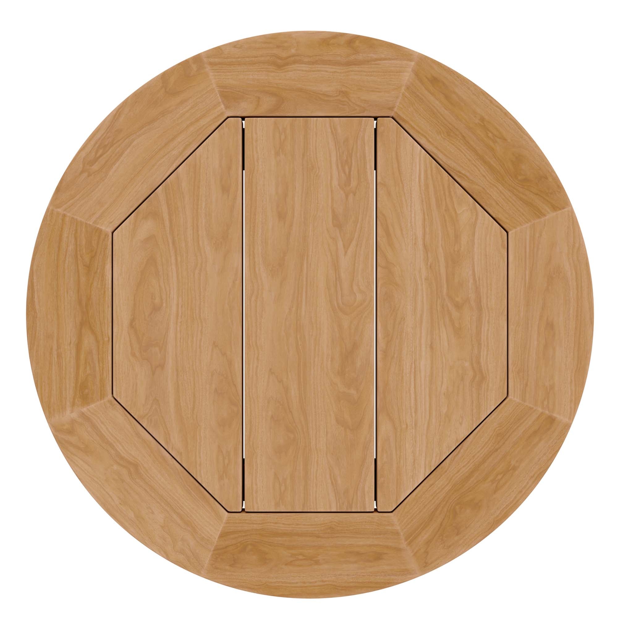 Modway Brisbane 3-Piece Teak Wood Outdoor Patio Set