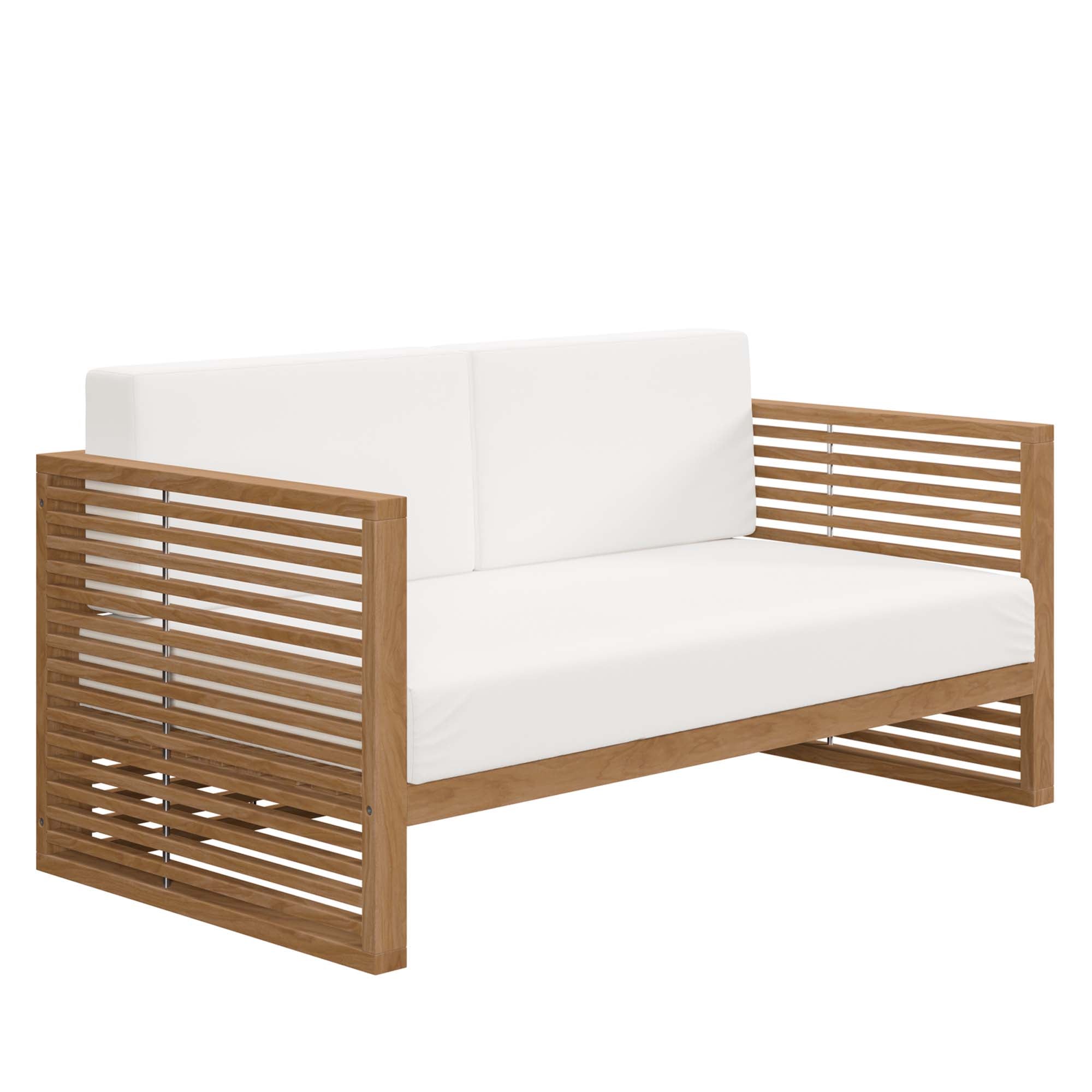Modway Carlsbad 6-Piece Teak Wood Outdoor Patio Set