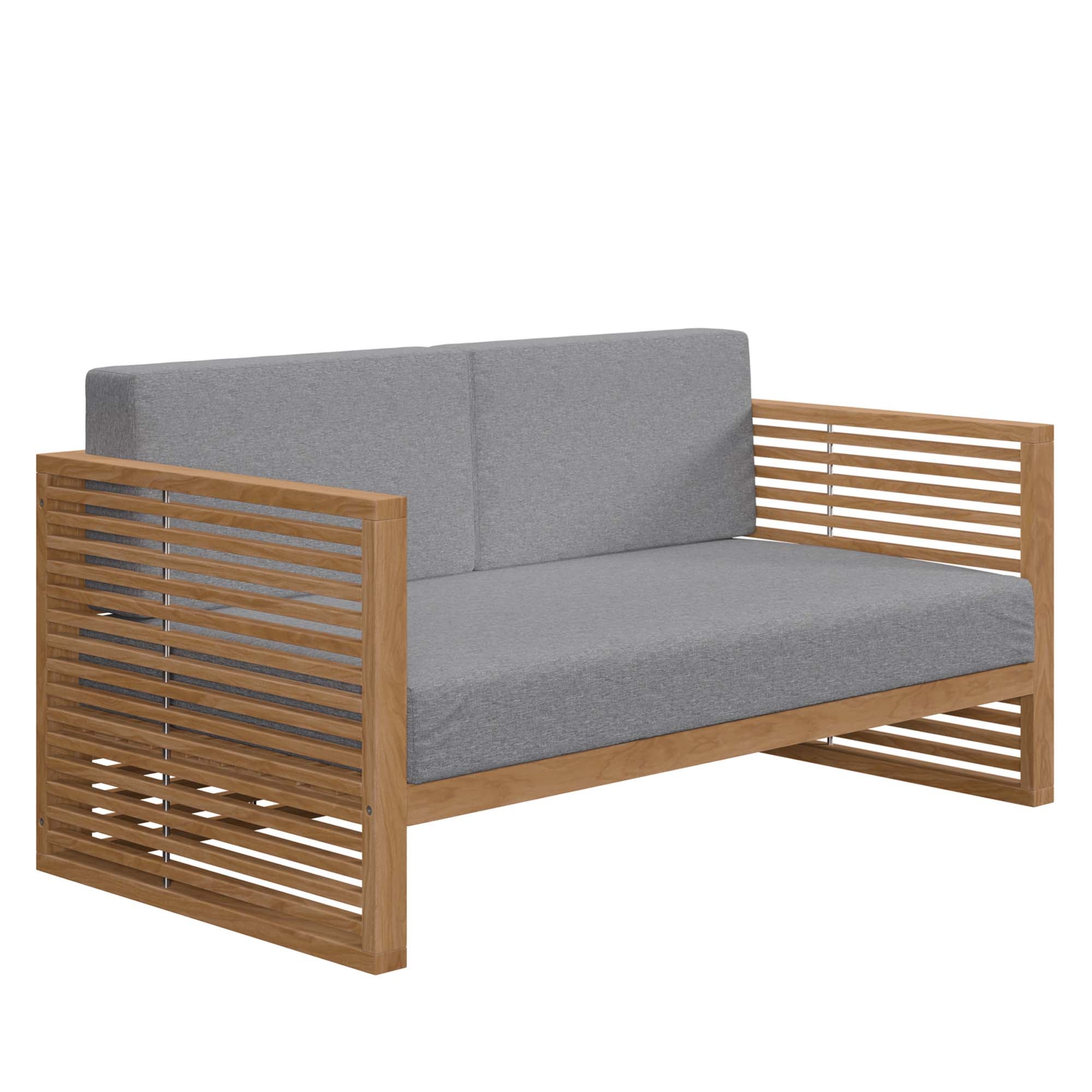 Modway Carlsbad 3-Piece Teak Wood Outdoor Patio Set