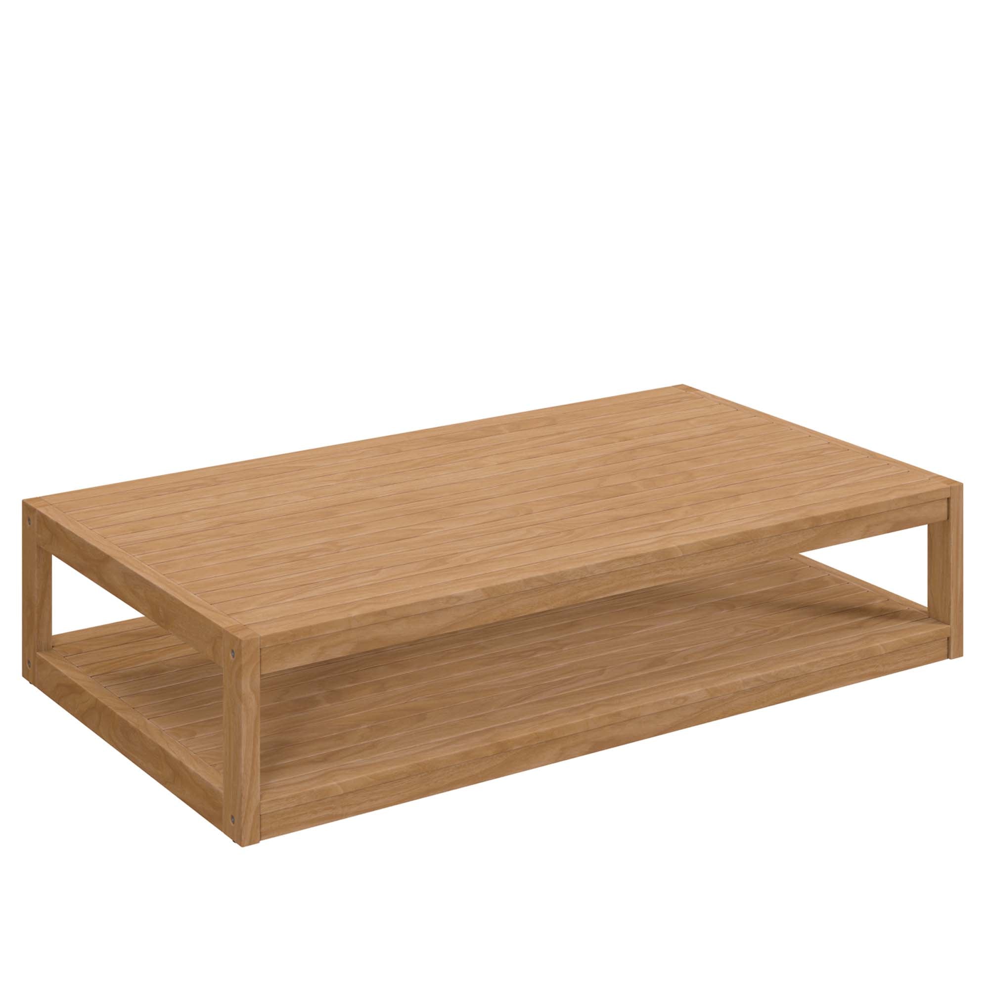 Modway Carlsbad 3-Piece Teak Wood Outdoor Patio Set