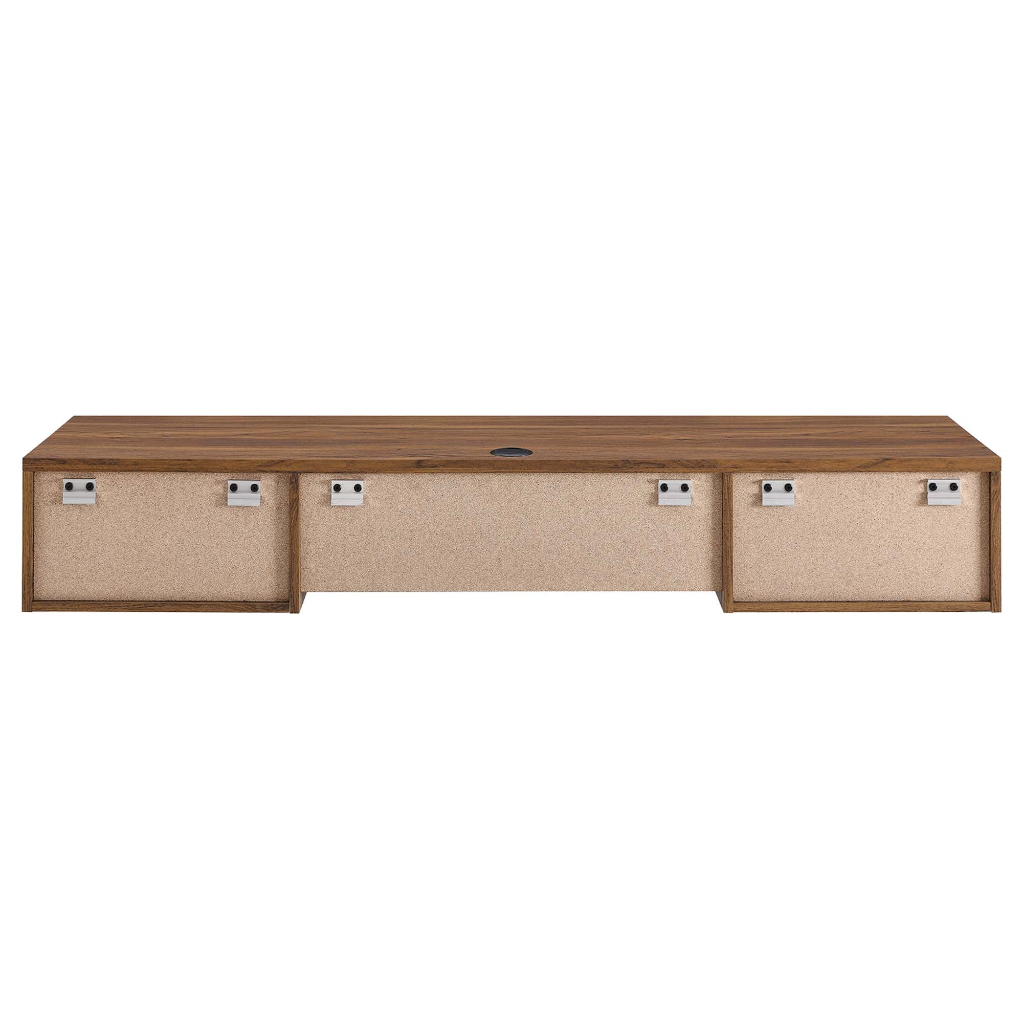 Modway Render Wall Mount Wood Office Desk