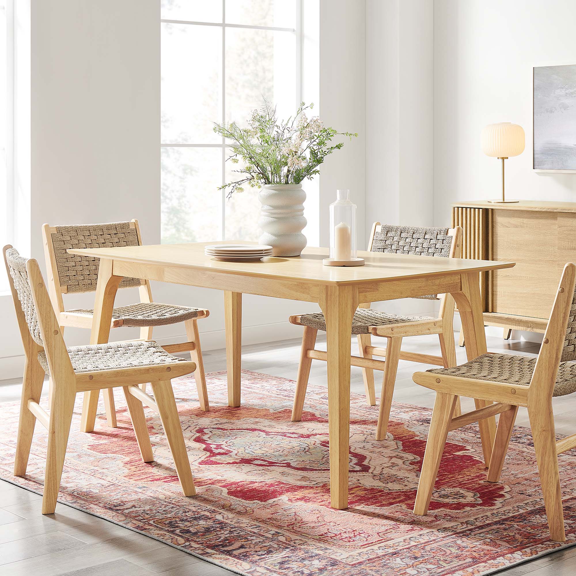 Modway Juxtapose 63” Rectangle Dining Table