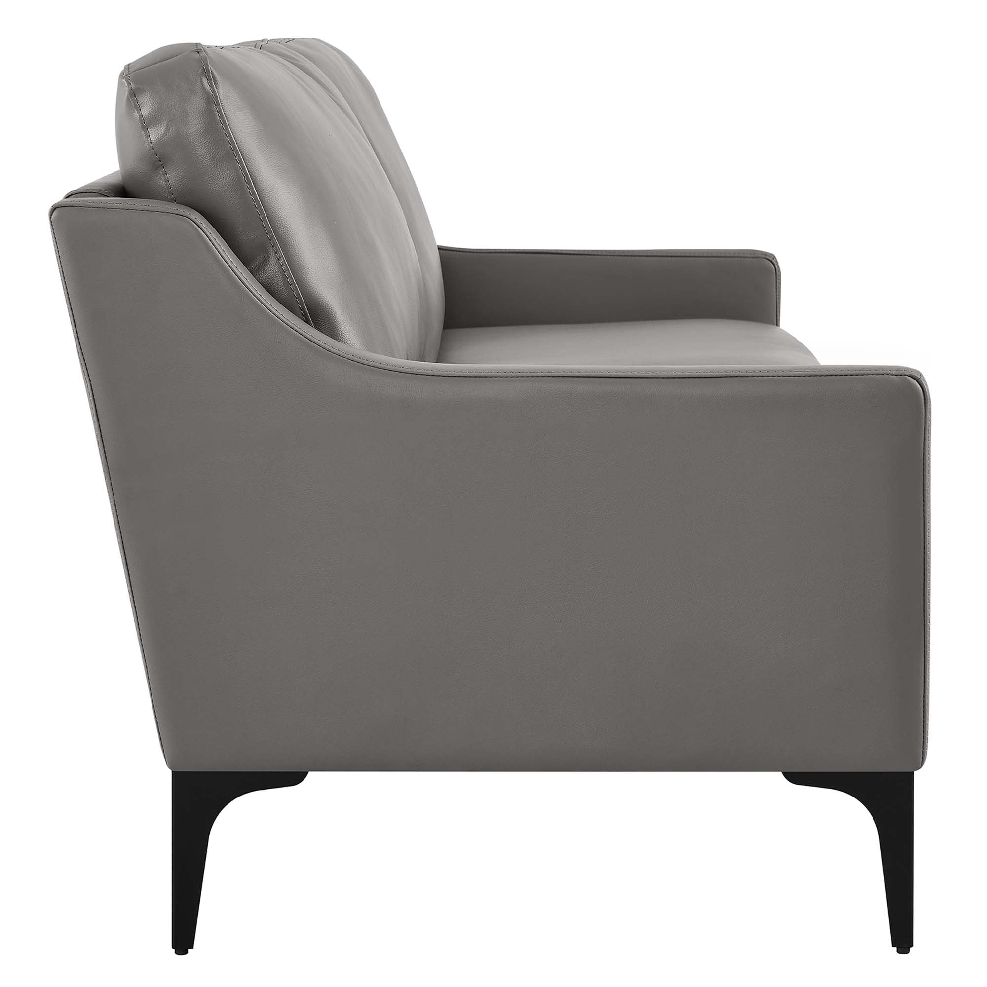 Modway Corland Leather Sofa