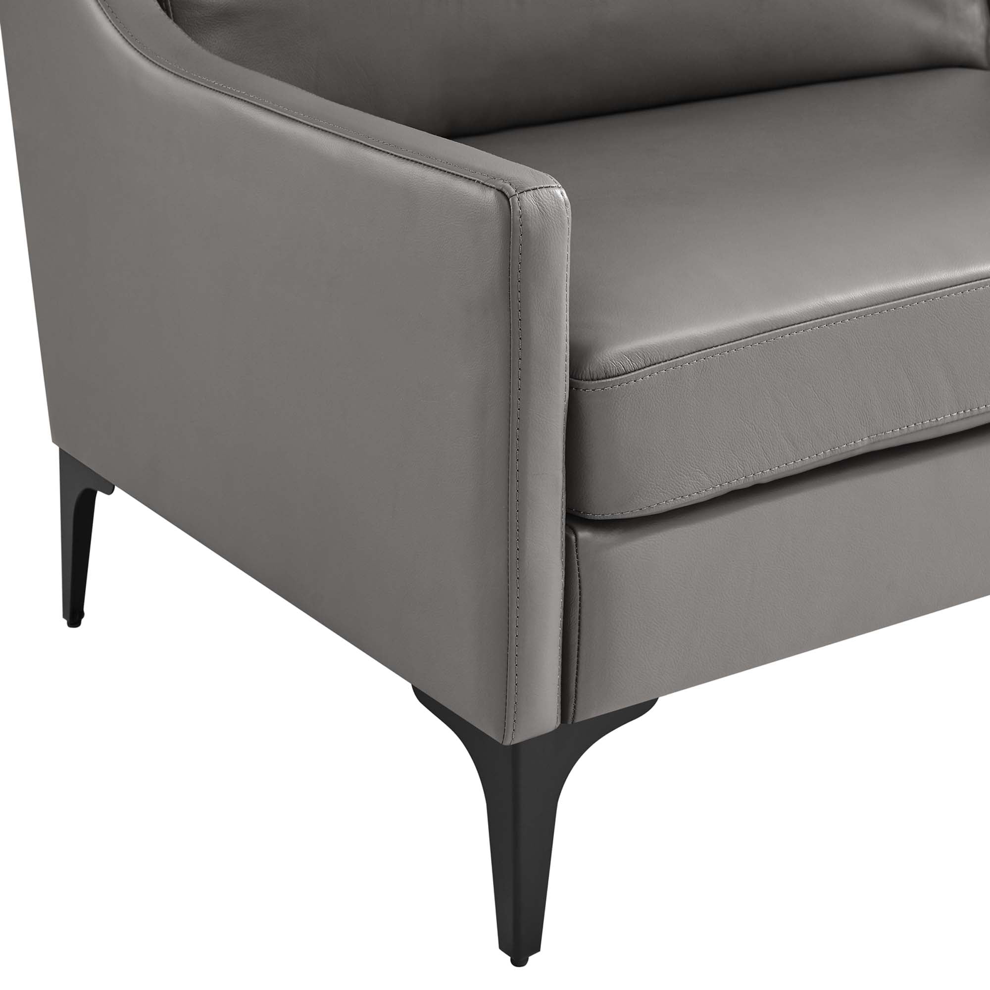 Modway Corland Leather Sofa
