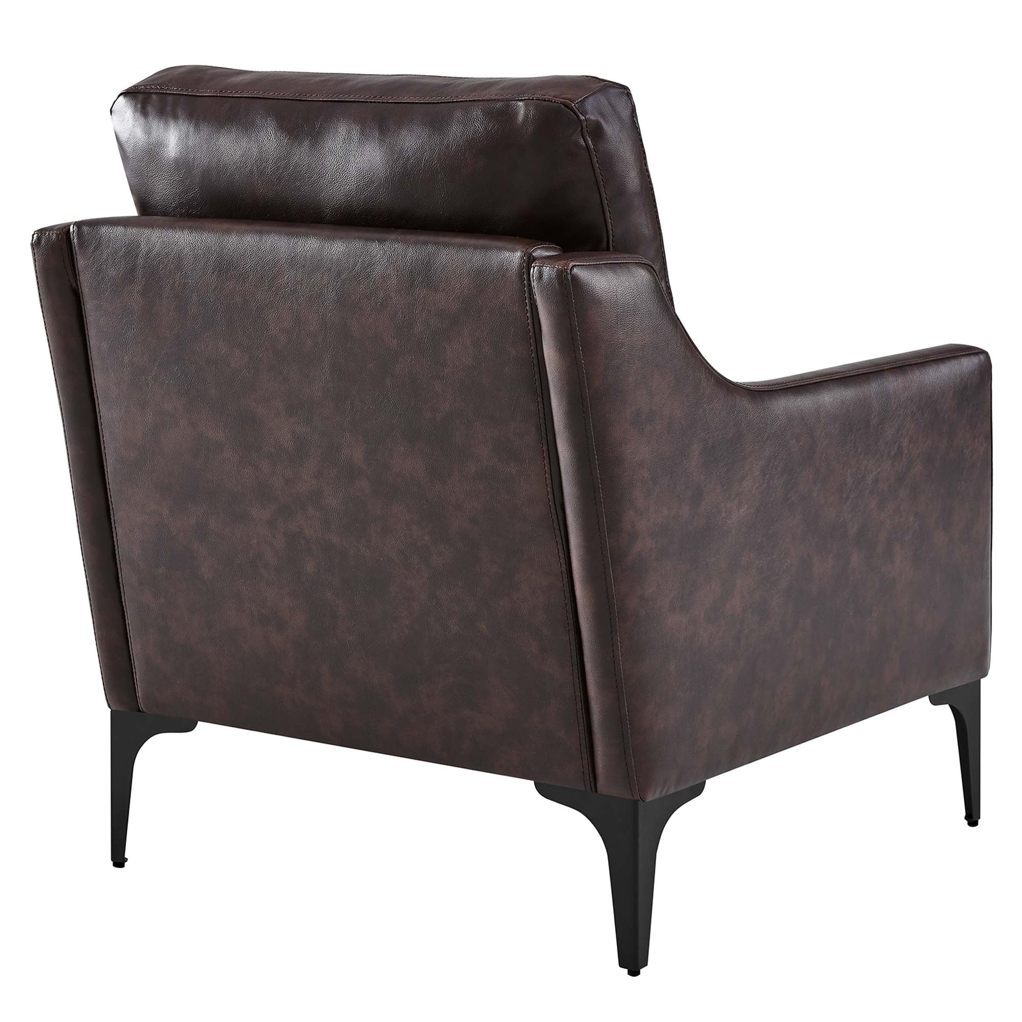 Modway Corland Leather Armchair