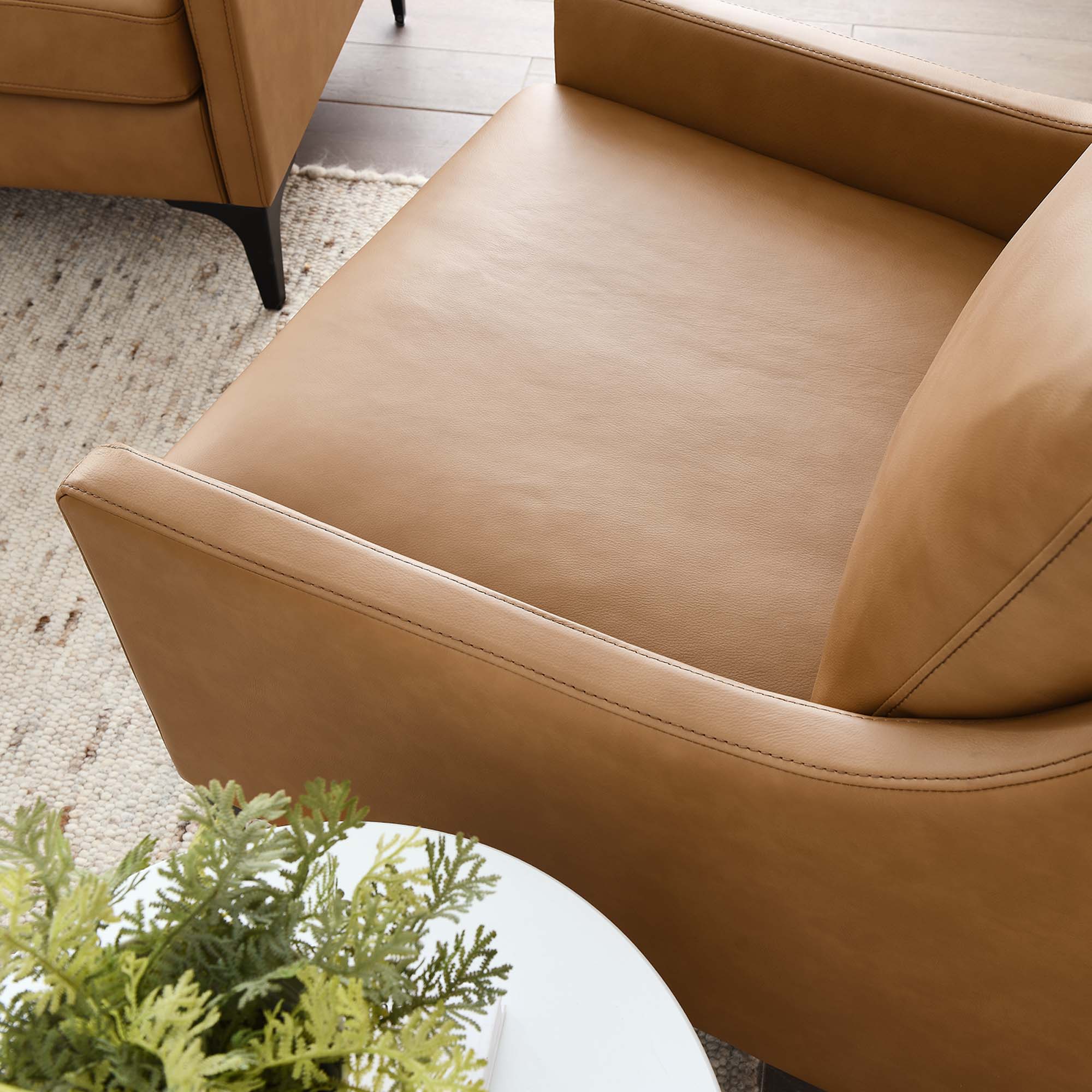Modway Corland Leather Armchair