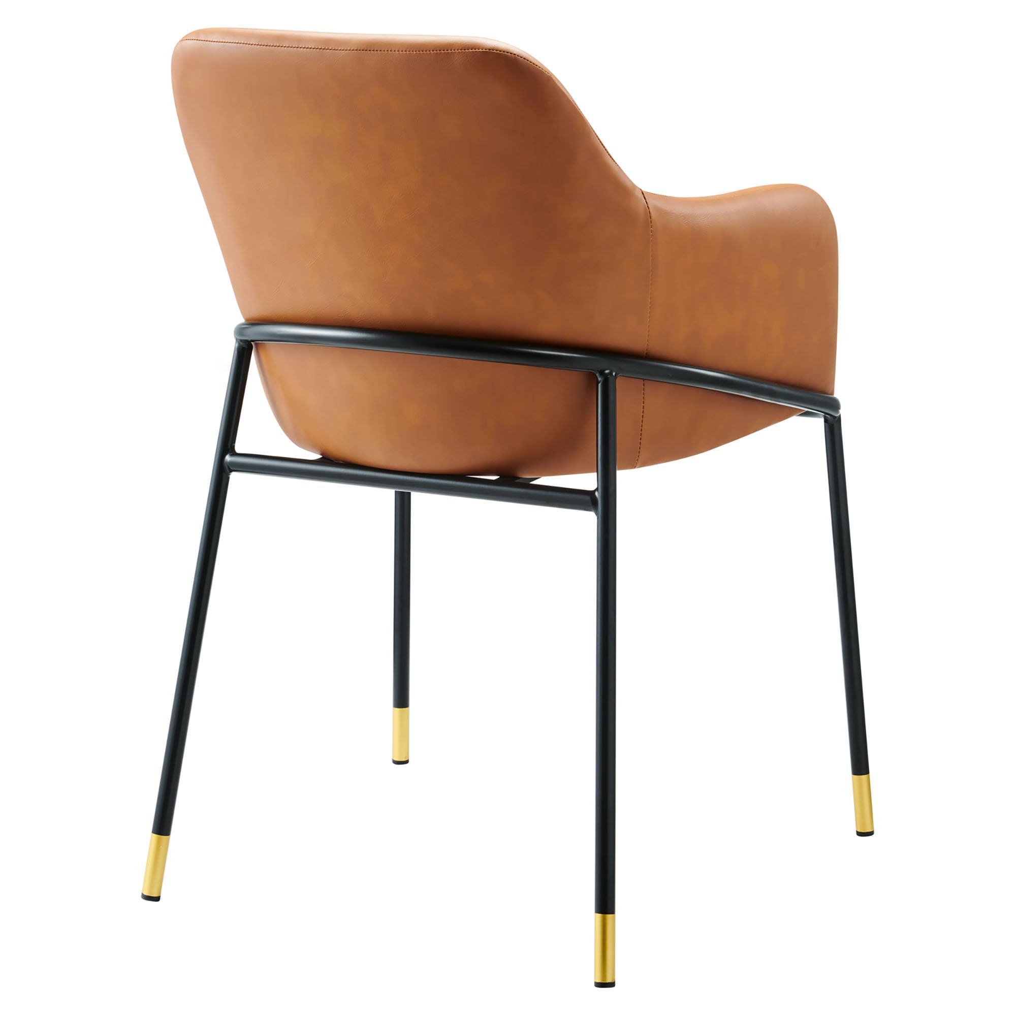 Modway Jovi Vegan Leather Dining Chair Set of 2