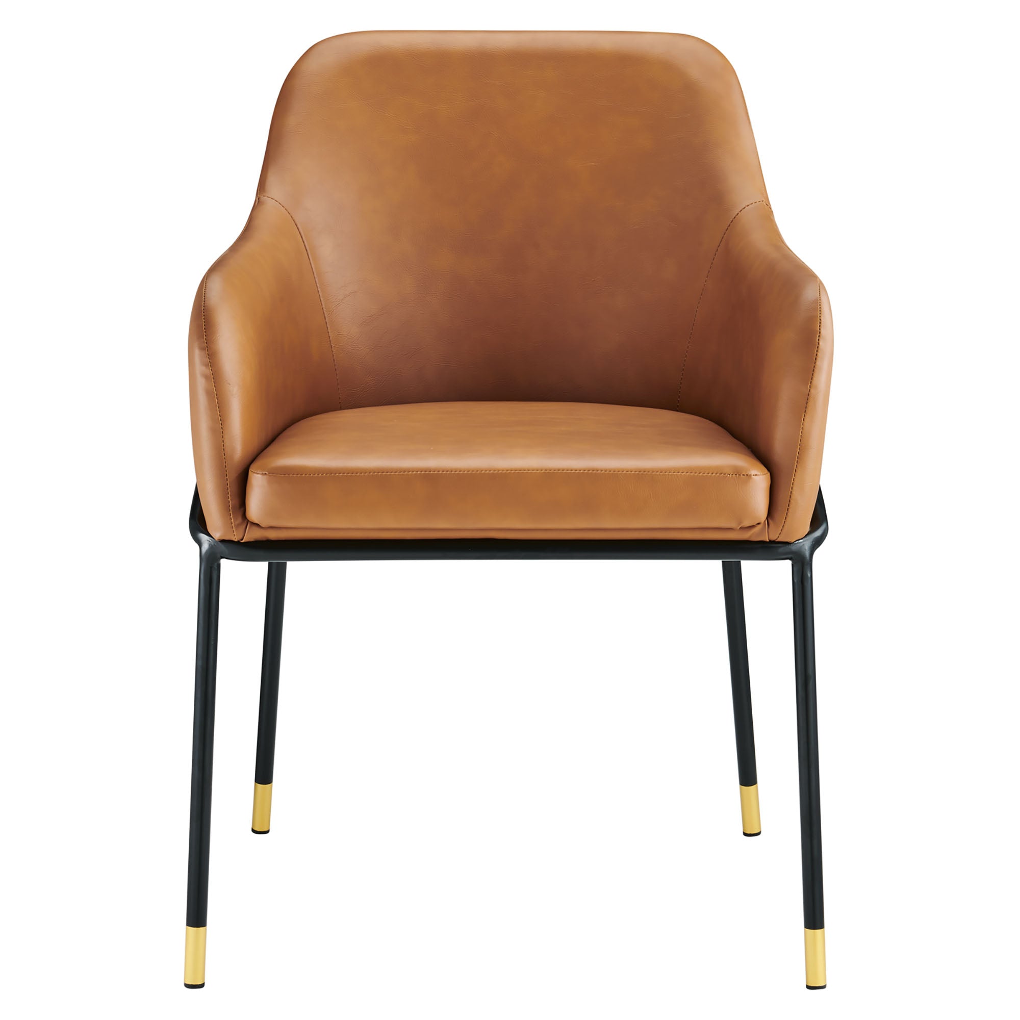 Modway Jovi Vegan Leather Dining Chair Set of 2