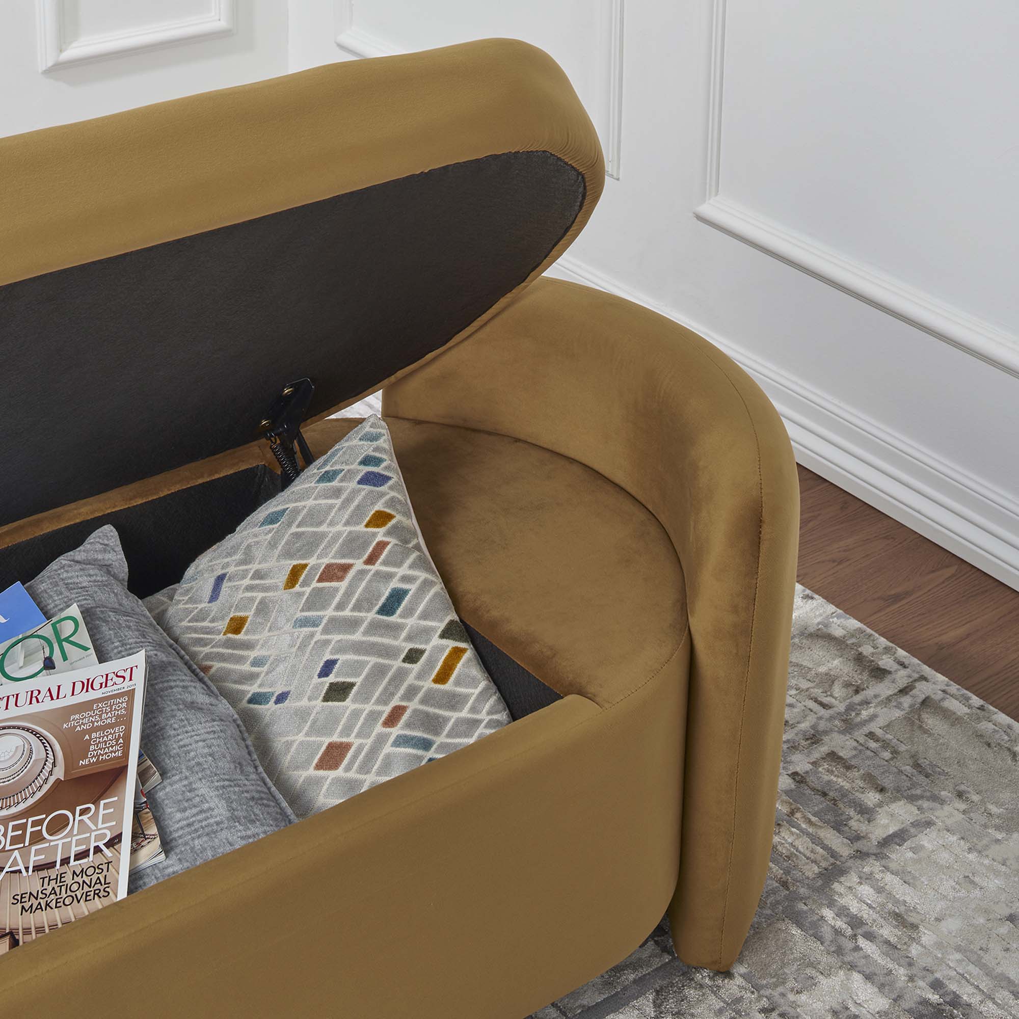 Modway Nebula Upholstered Performance Velvet Bench