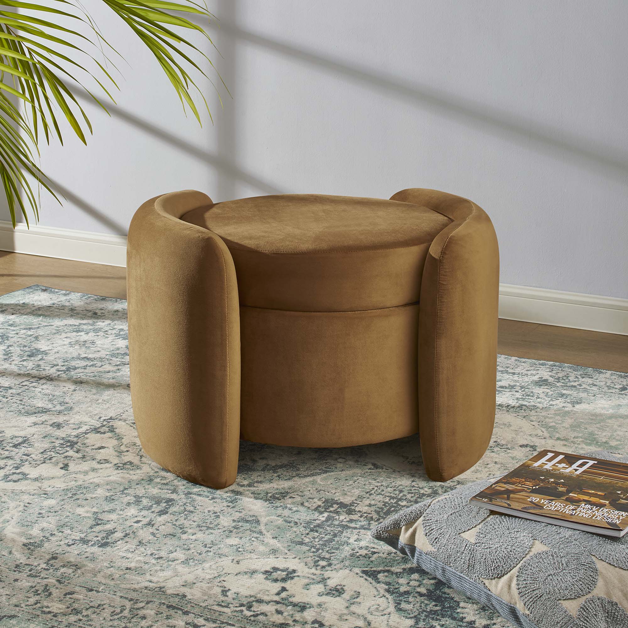 Modway Nebula Upholstered Performance Velvet Ottoman