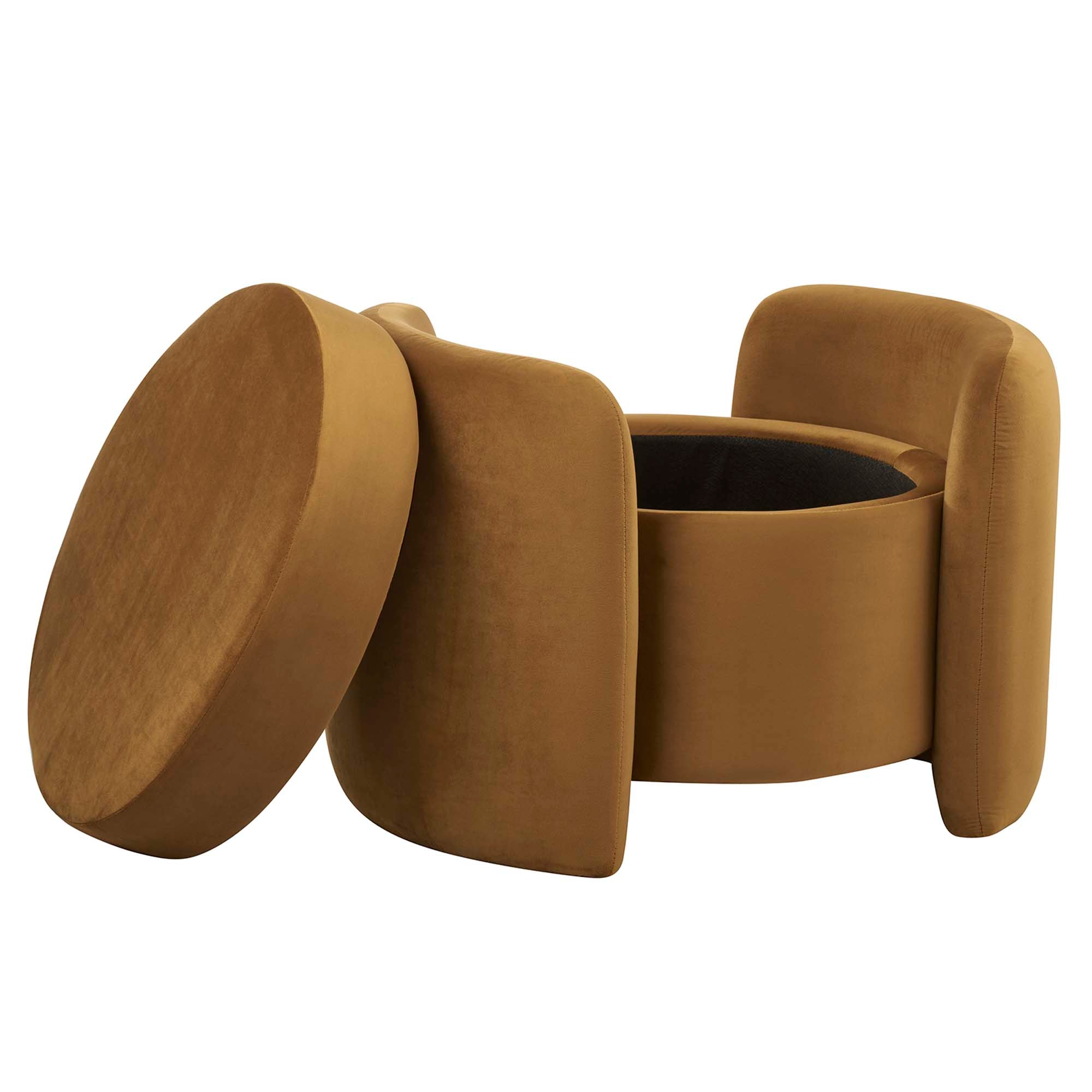 Modway Nebula Upholstered Performance Velvet Ottoman
