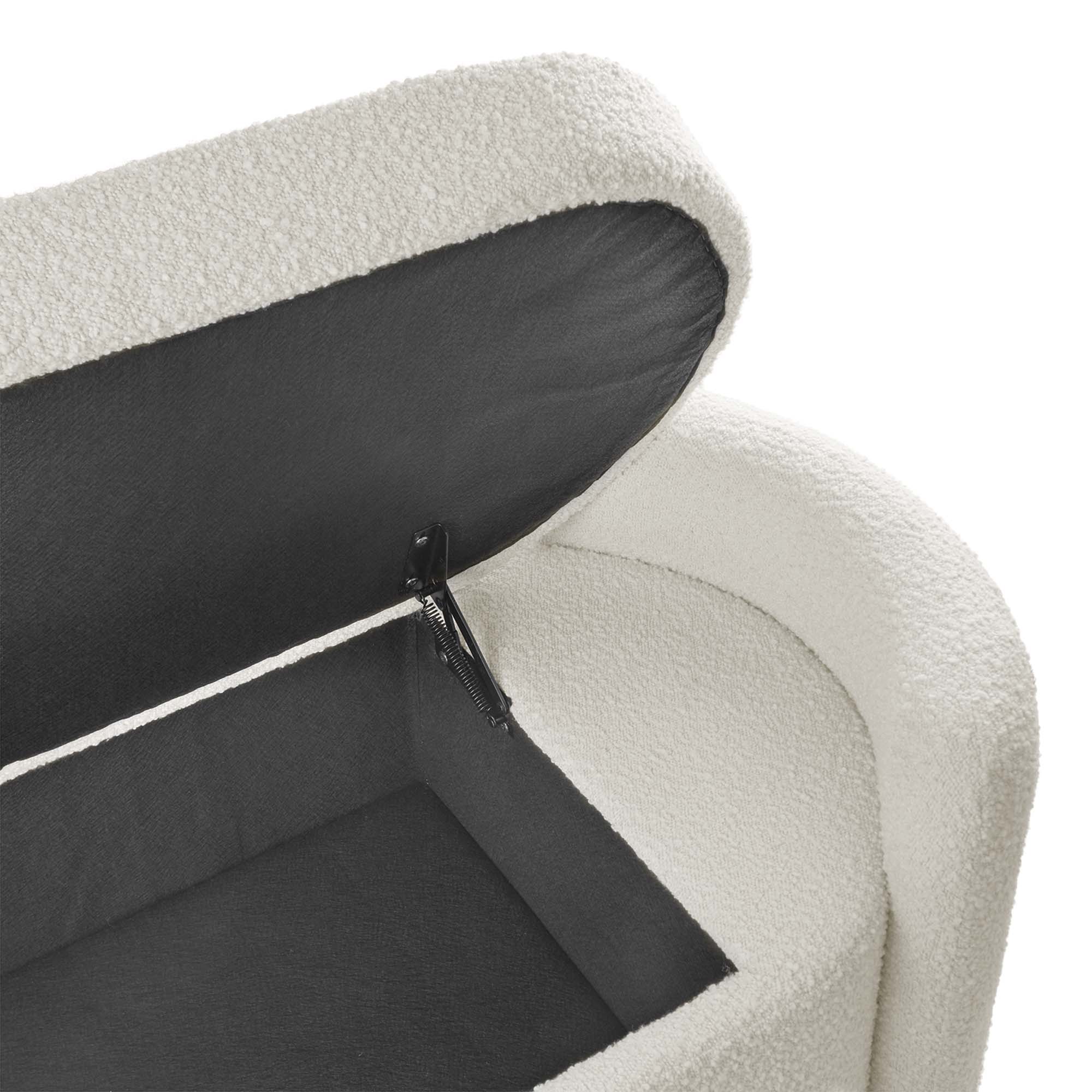 Modway Nebula Boucle Upholstered Bench