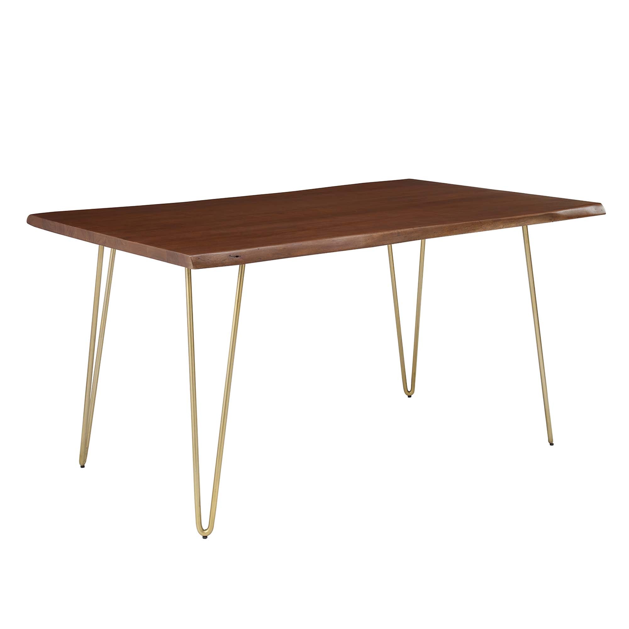 Modway Ardor 60" Live Edge Acacia Wood Acacia Wood Dining Table