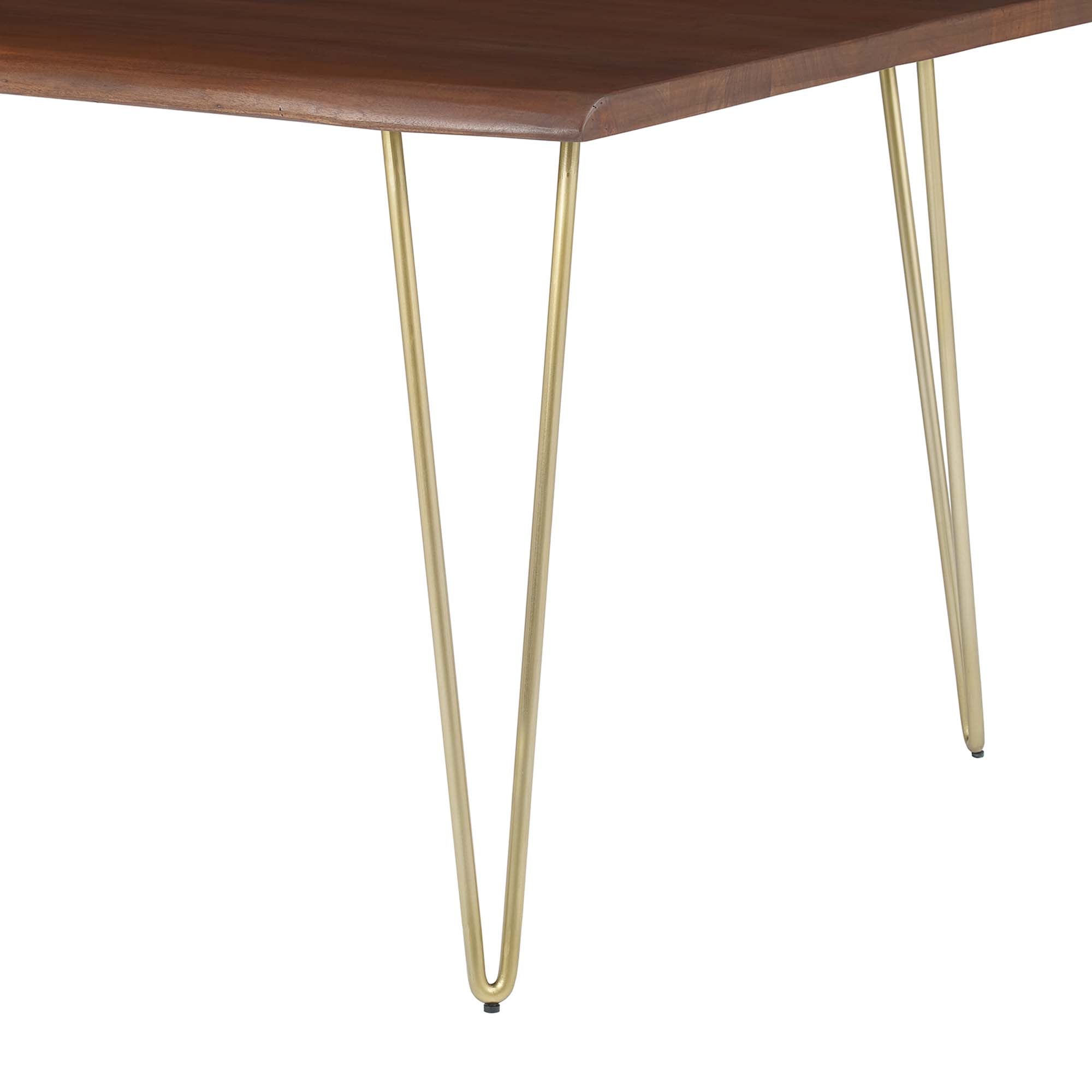 Modway Ardor 60" Live Edge Acacia Wood Acacia Wood Dining Table