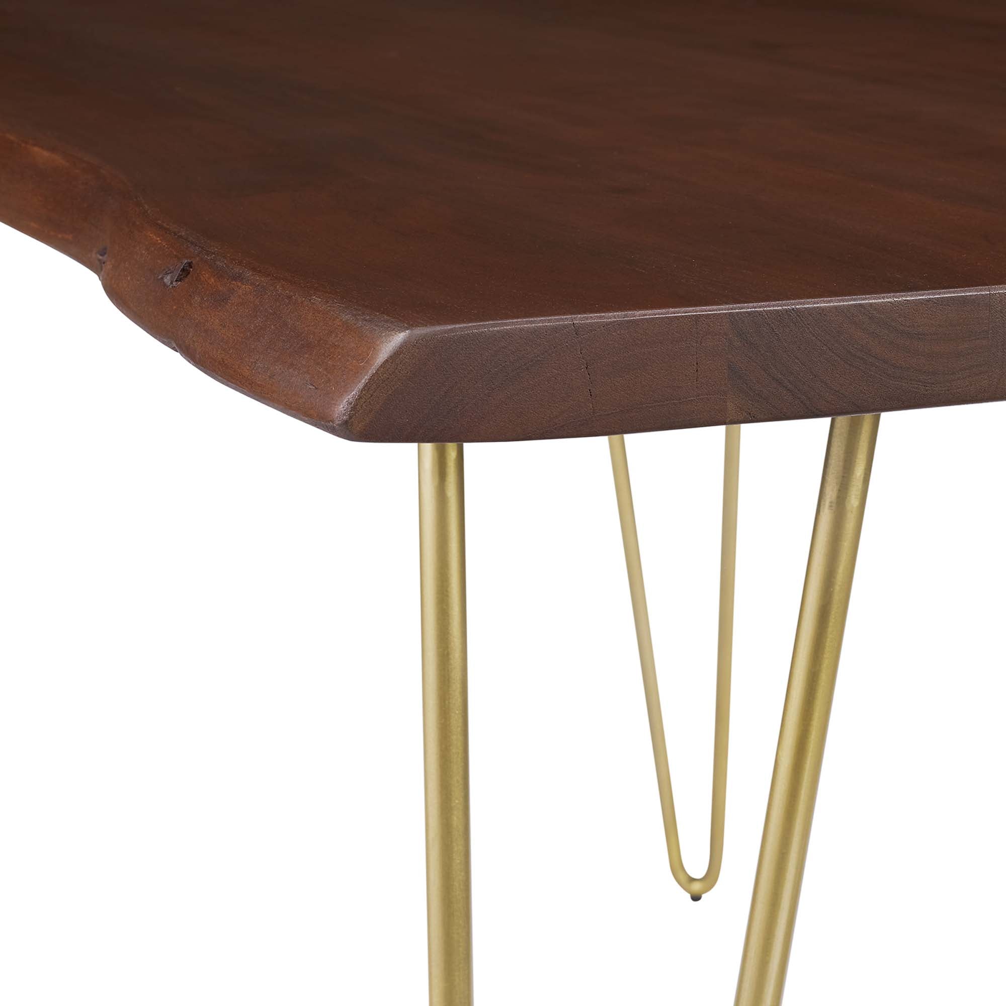 Modway Ardor 60" Live Edge Acacia Wood Acacia Wood Dining Table