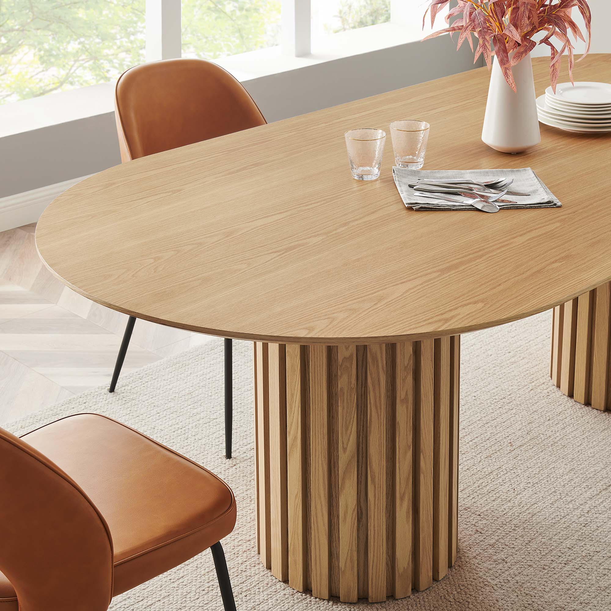 Modway Senja 95" Oval Dining Table