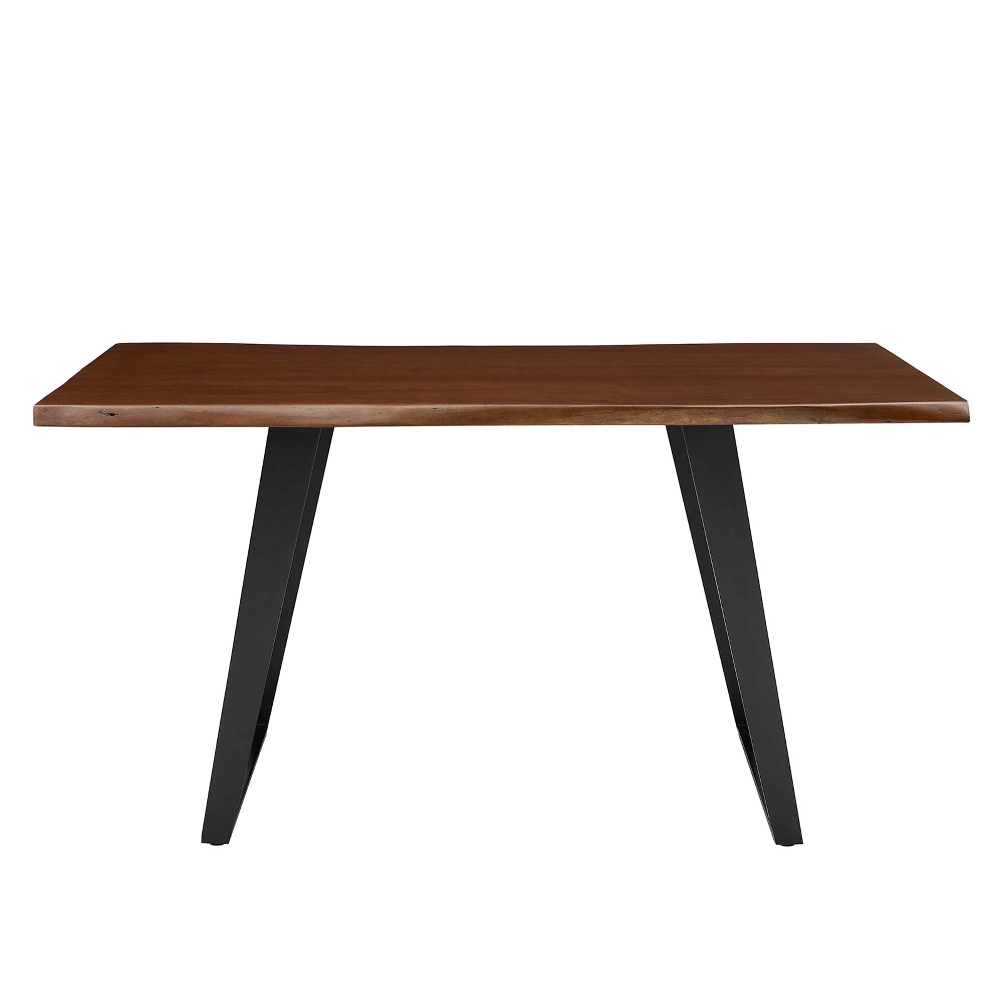 Modway Viggo 60" Live Edge Acacia Wood Acacia Wood Dining Table