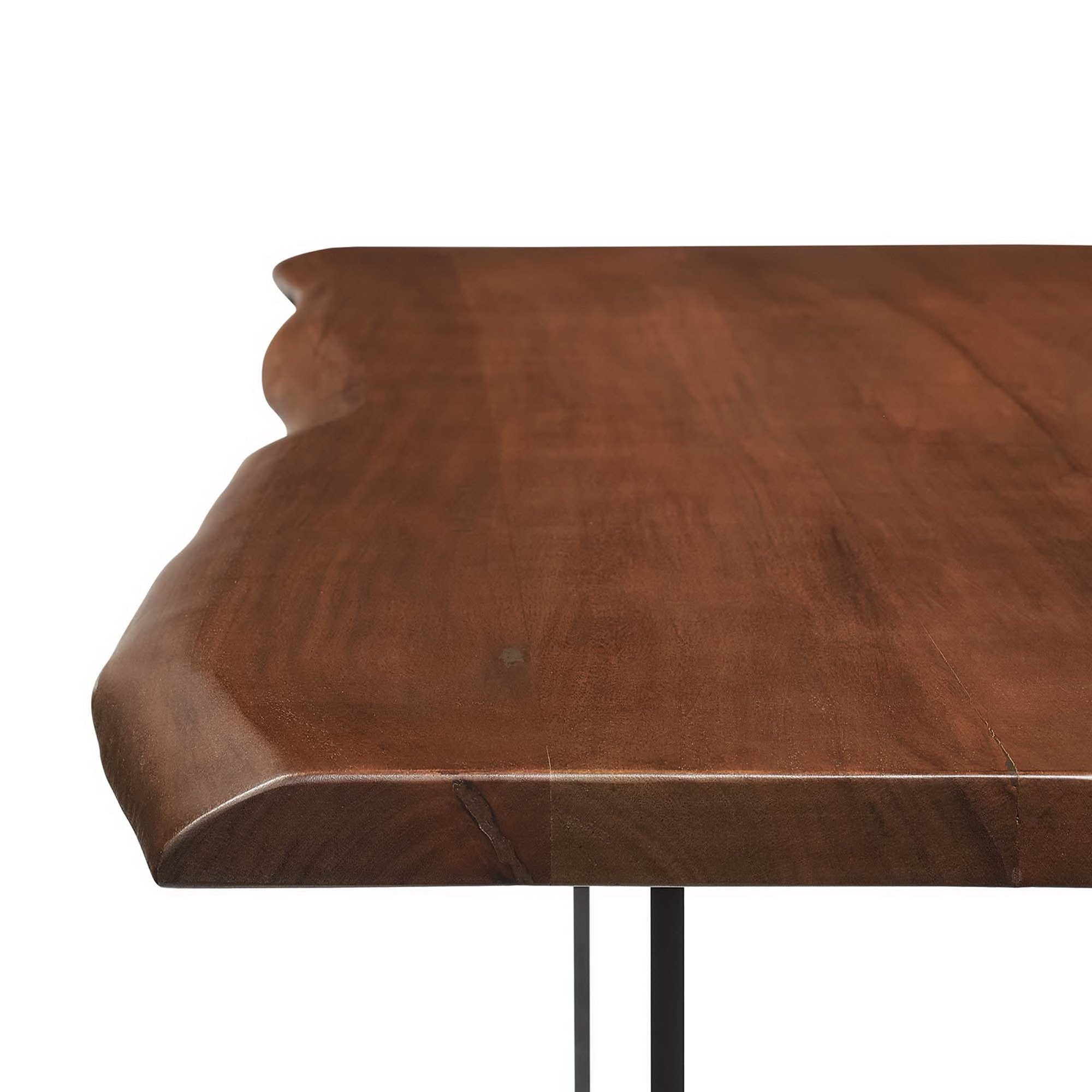 Modway Viggo 60" Live Edge Acacia Wood Acacia Wood Dining Table