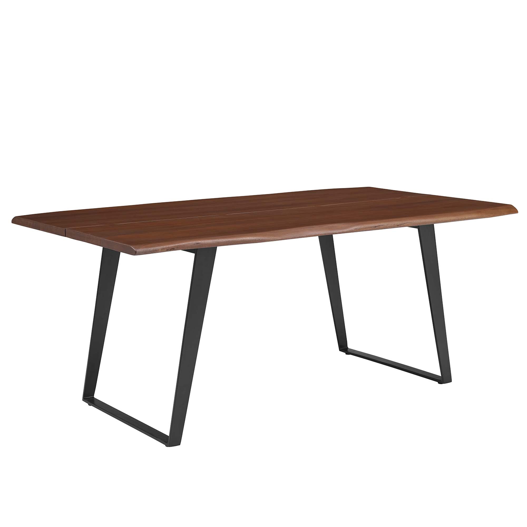 Modway Viggo 74" Live Edge Acacia Wood Dining Table