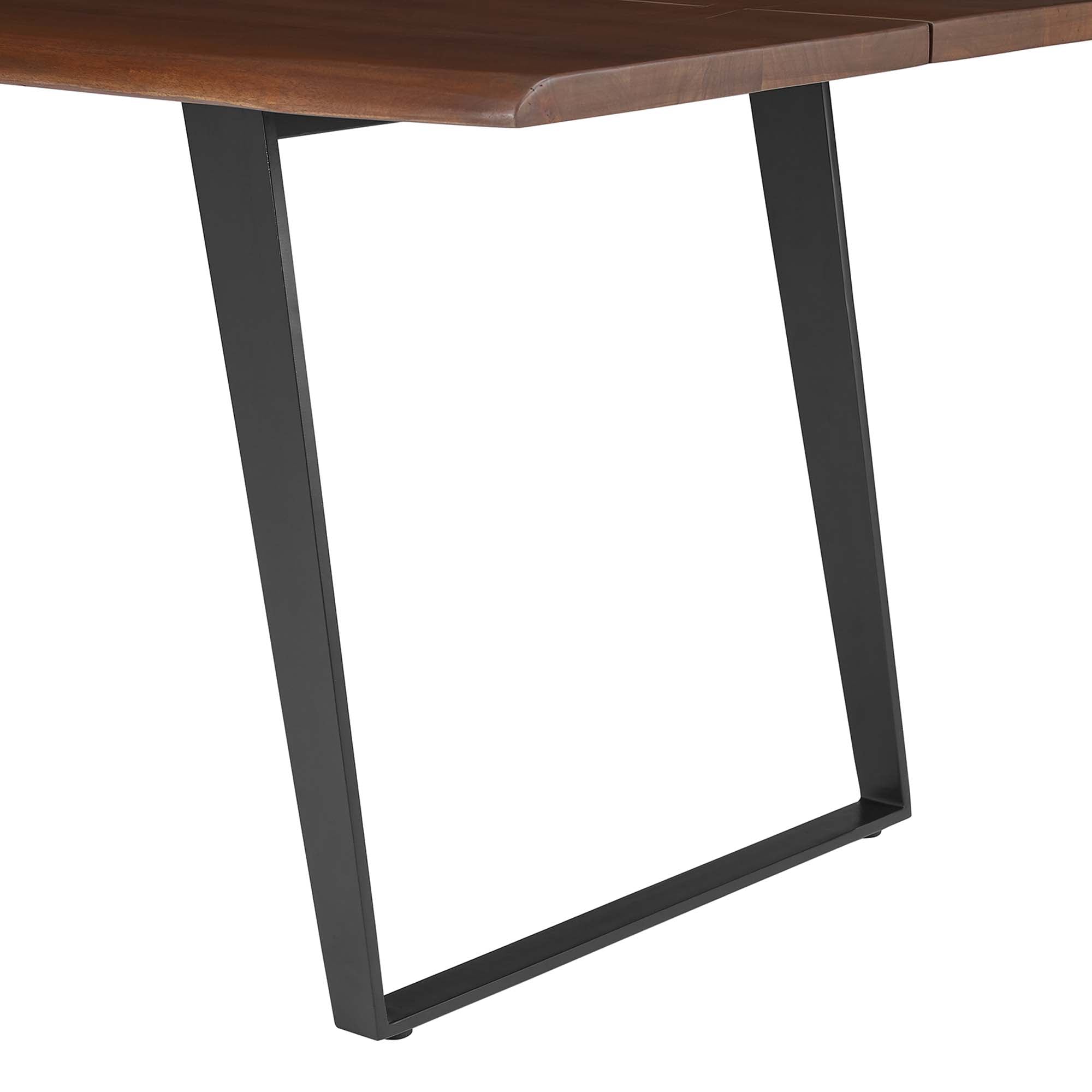 Modway Viggo 74" Live Edge Acacia Wood Dining Table