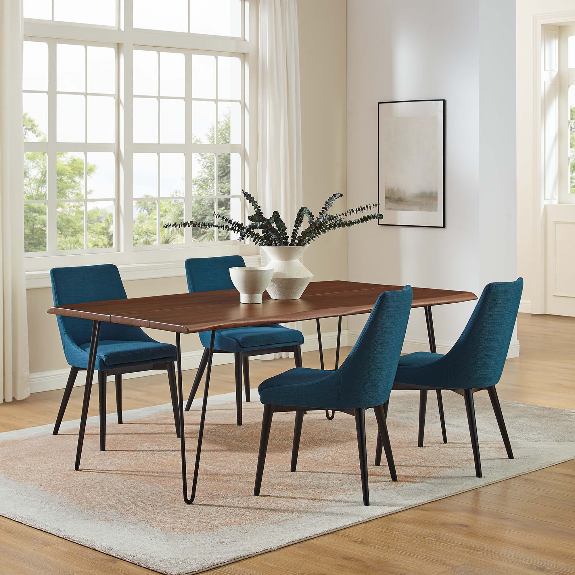 Modway Ardor 74" Live Edge Acacia Wood Acacia Wood Dining Table