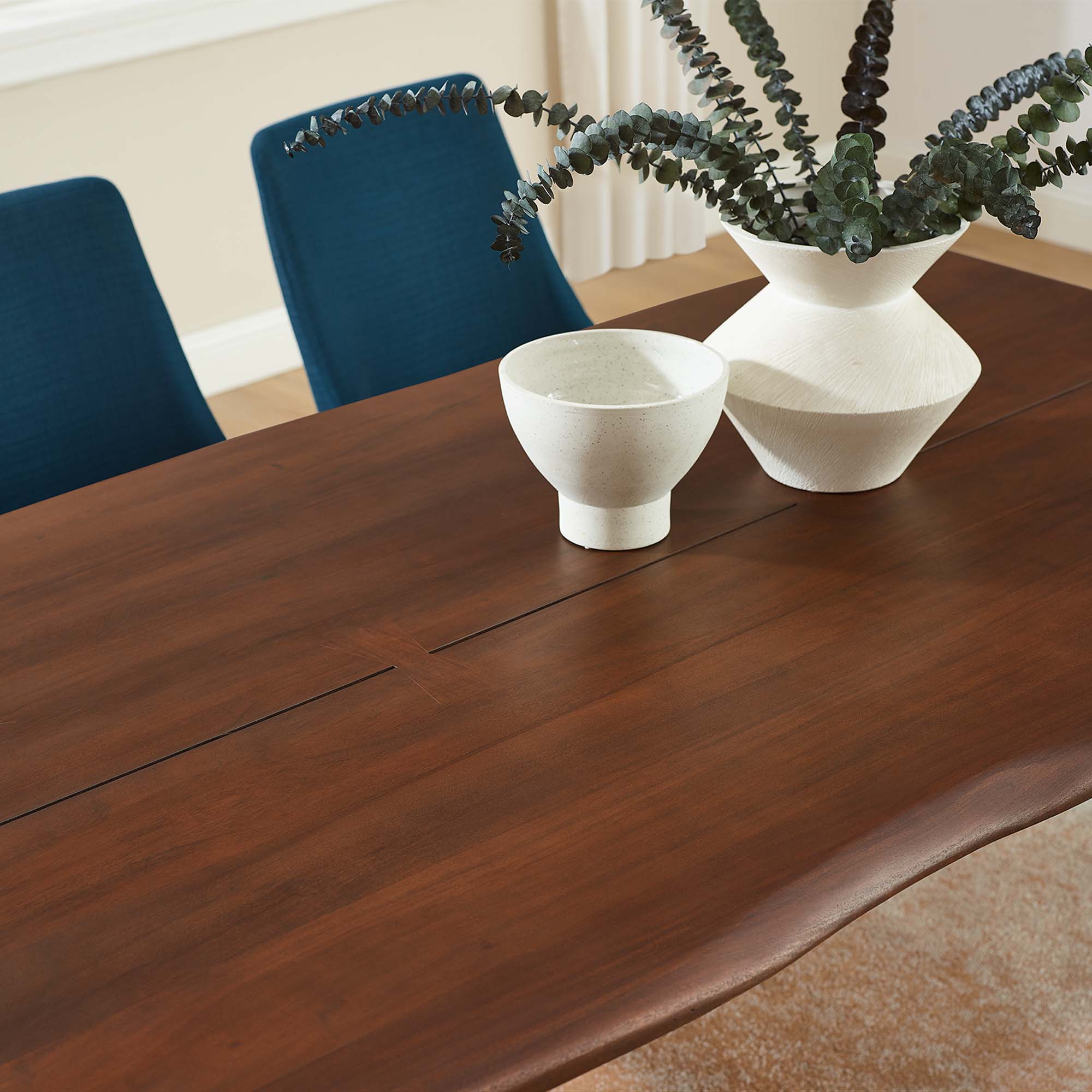 Modway Ardor 74" Live Edge Acacia Wood Acacia Wood Dining Table