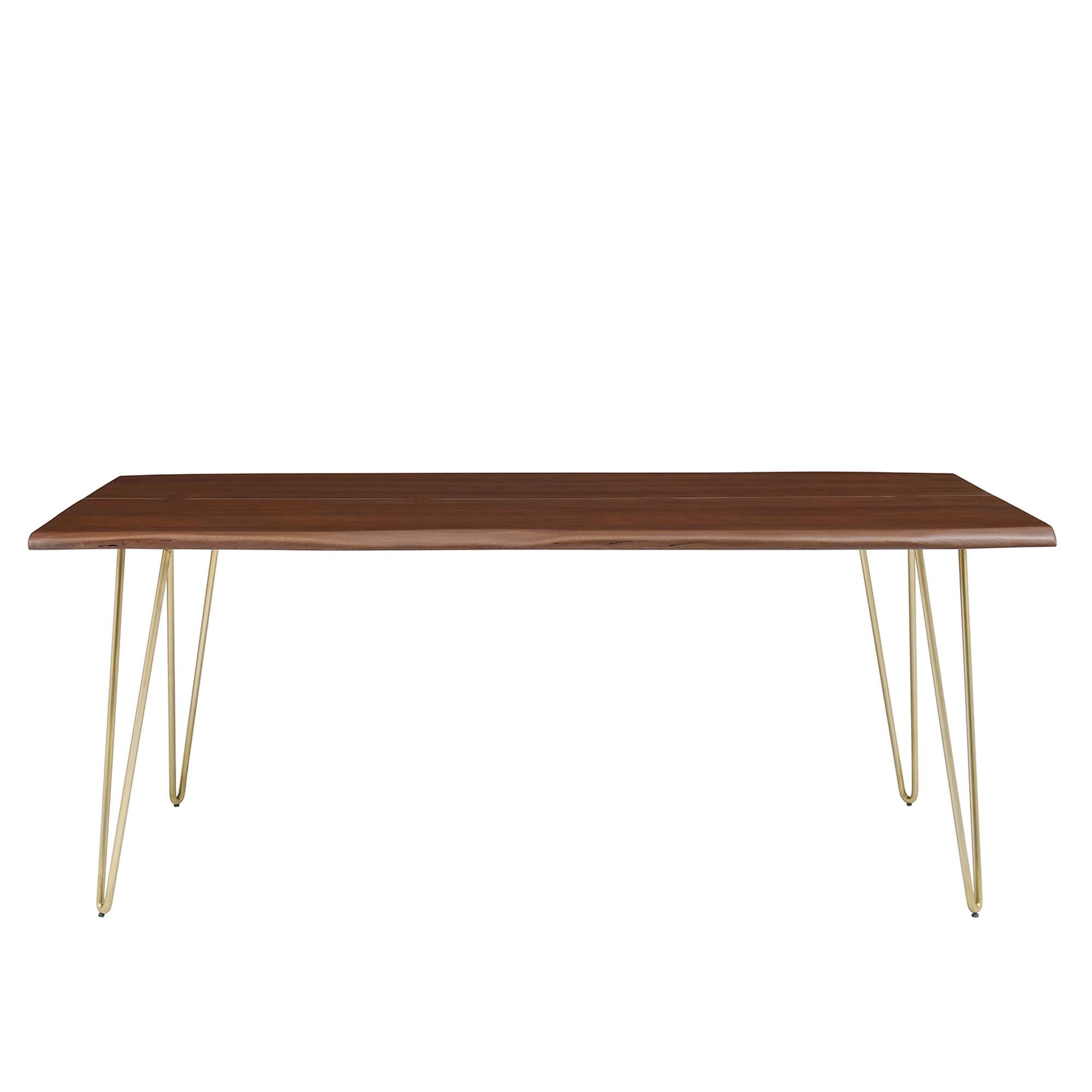 Modway Ardor 74" Live Edge Acacia Wood Acacia Wood Dining Table