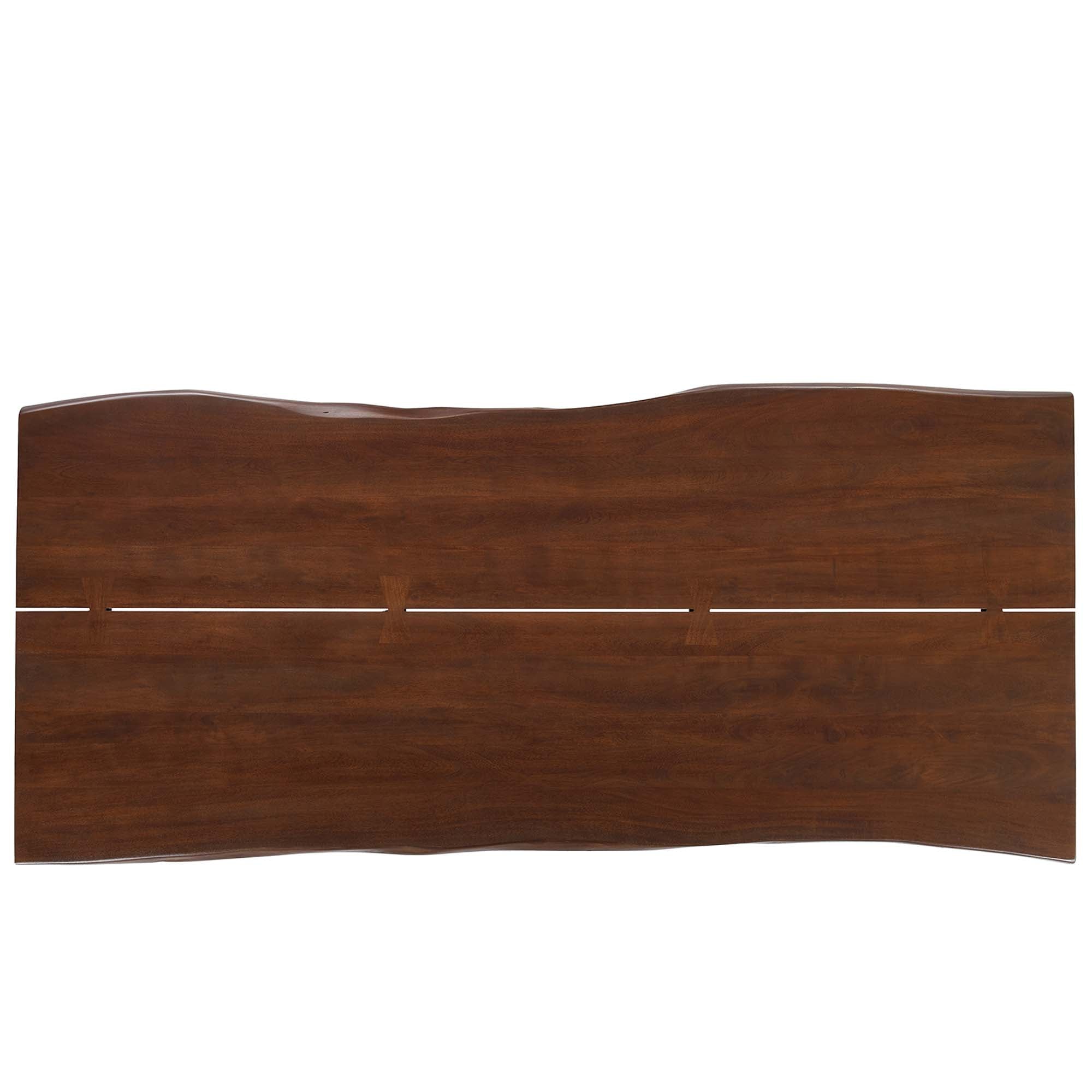 Modway Viggo 96" Live Edge Acacia Wood Acacia Wood Dining Table