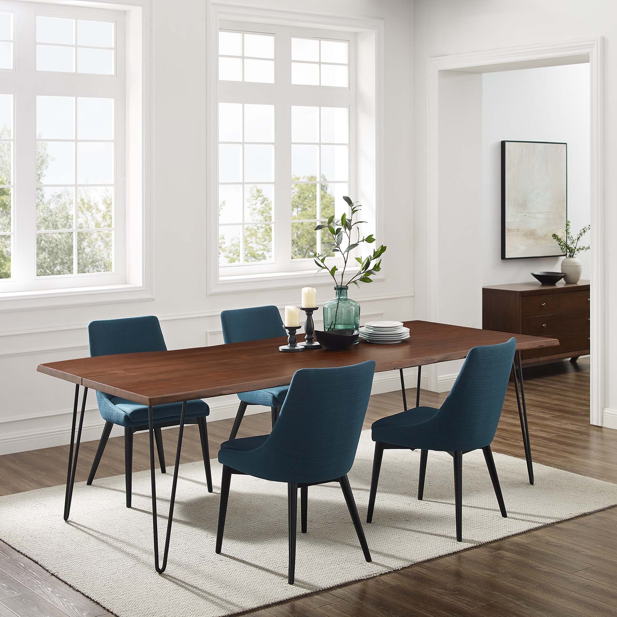 Modway Ardor 96" Live Edge Acacia Wood Acacia Wood Dining Table