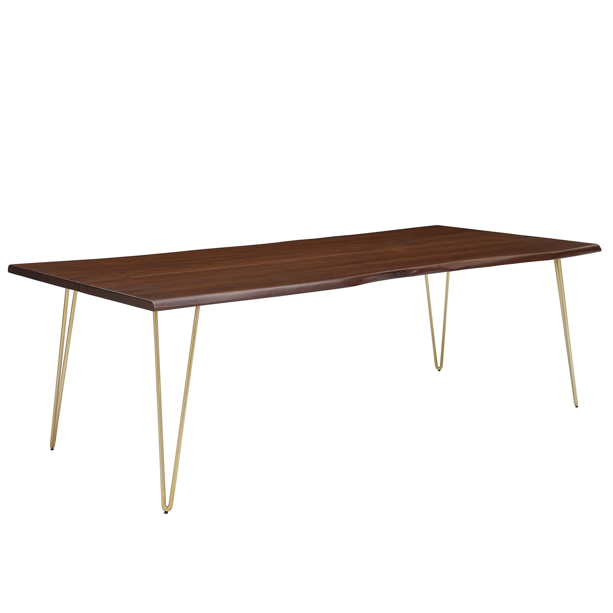 Modway Ardor 96" Live Edge Acacia Wood Acacia Wood Dining Table
