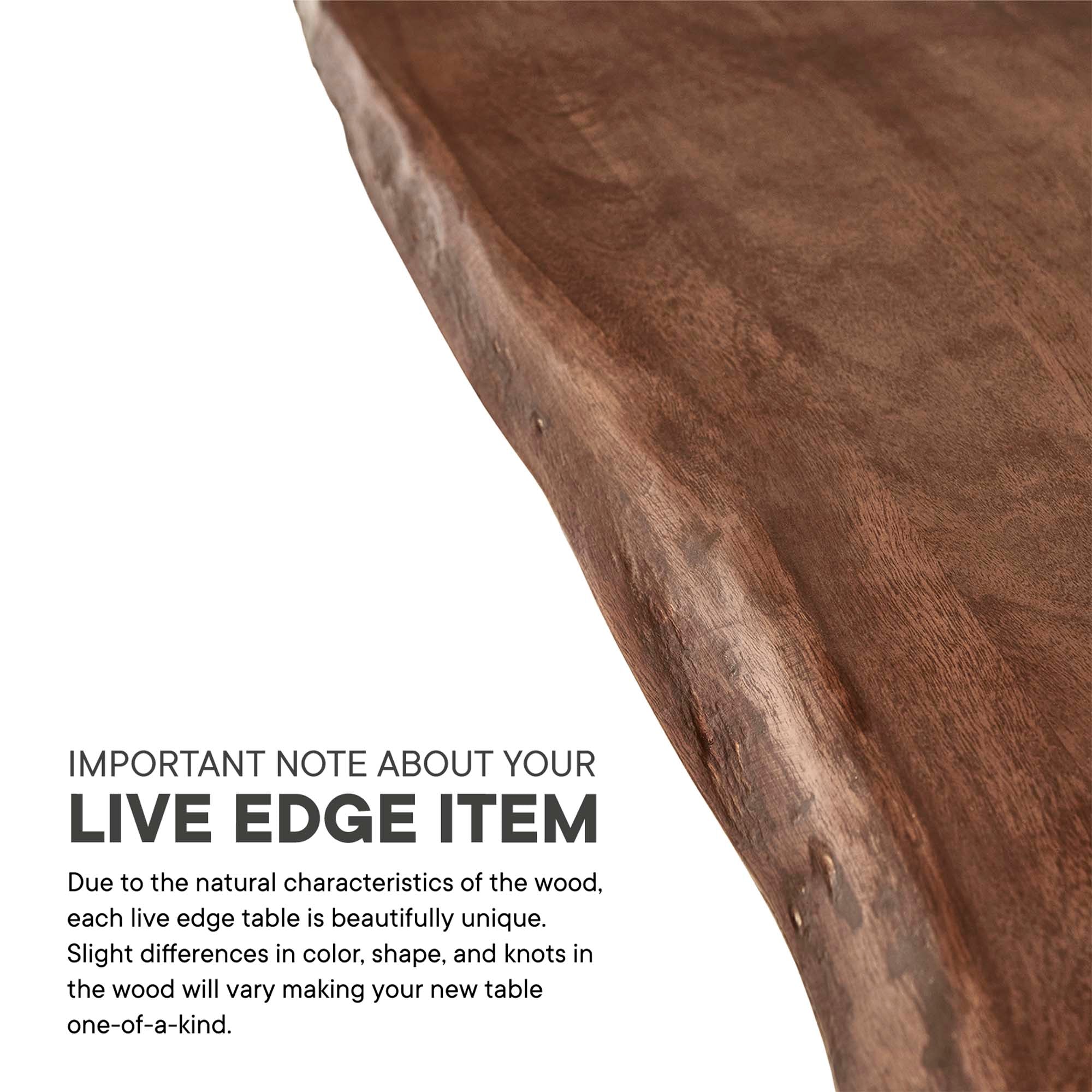 Modway Ardor 96" Live Edge Acacia Wood Acacia Wood Dining Table