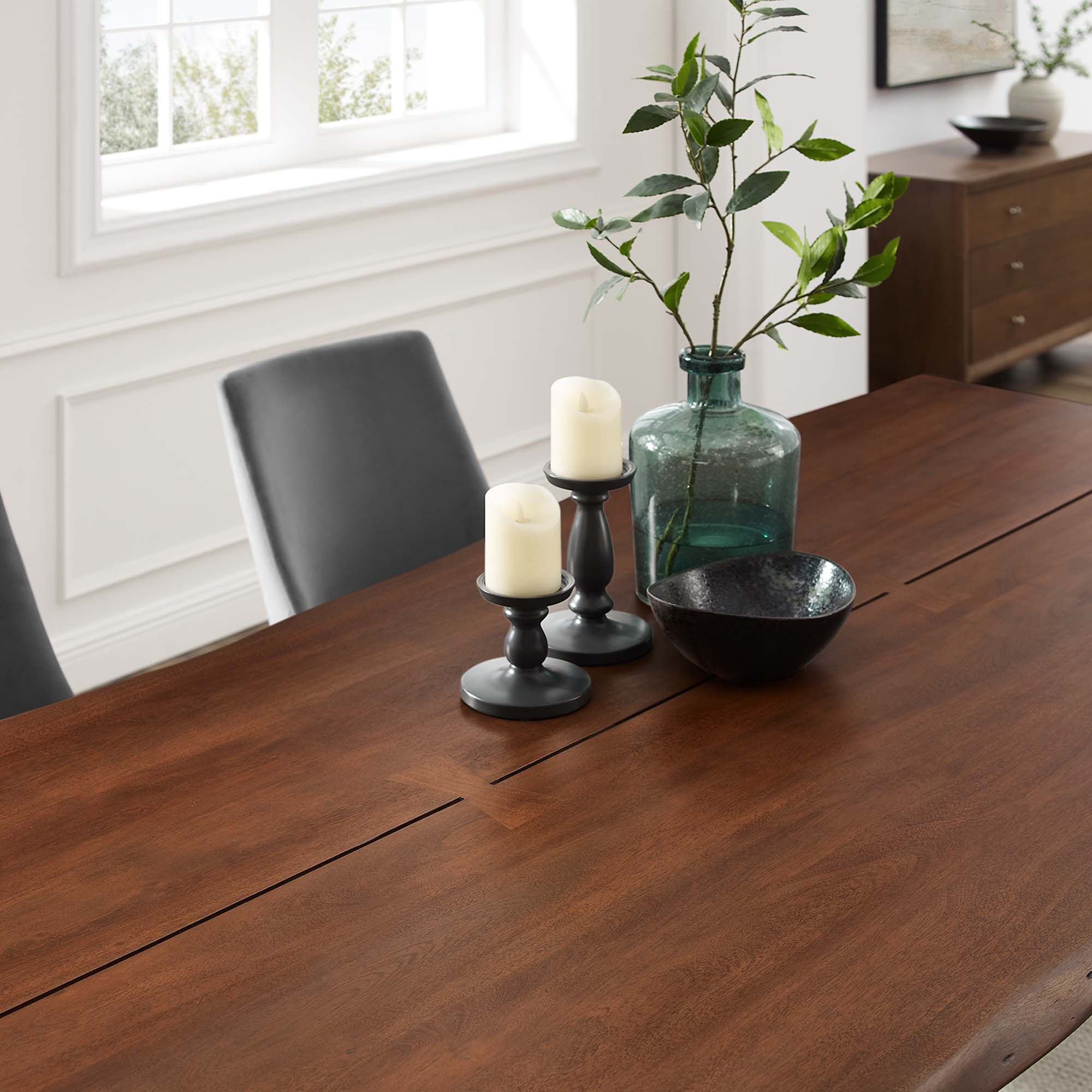 Modway Ardor 96" Live Edge Acacia Wood Acacia Wood Dining Table