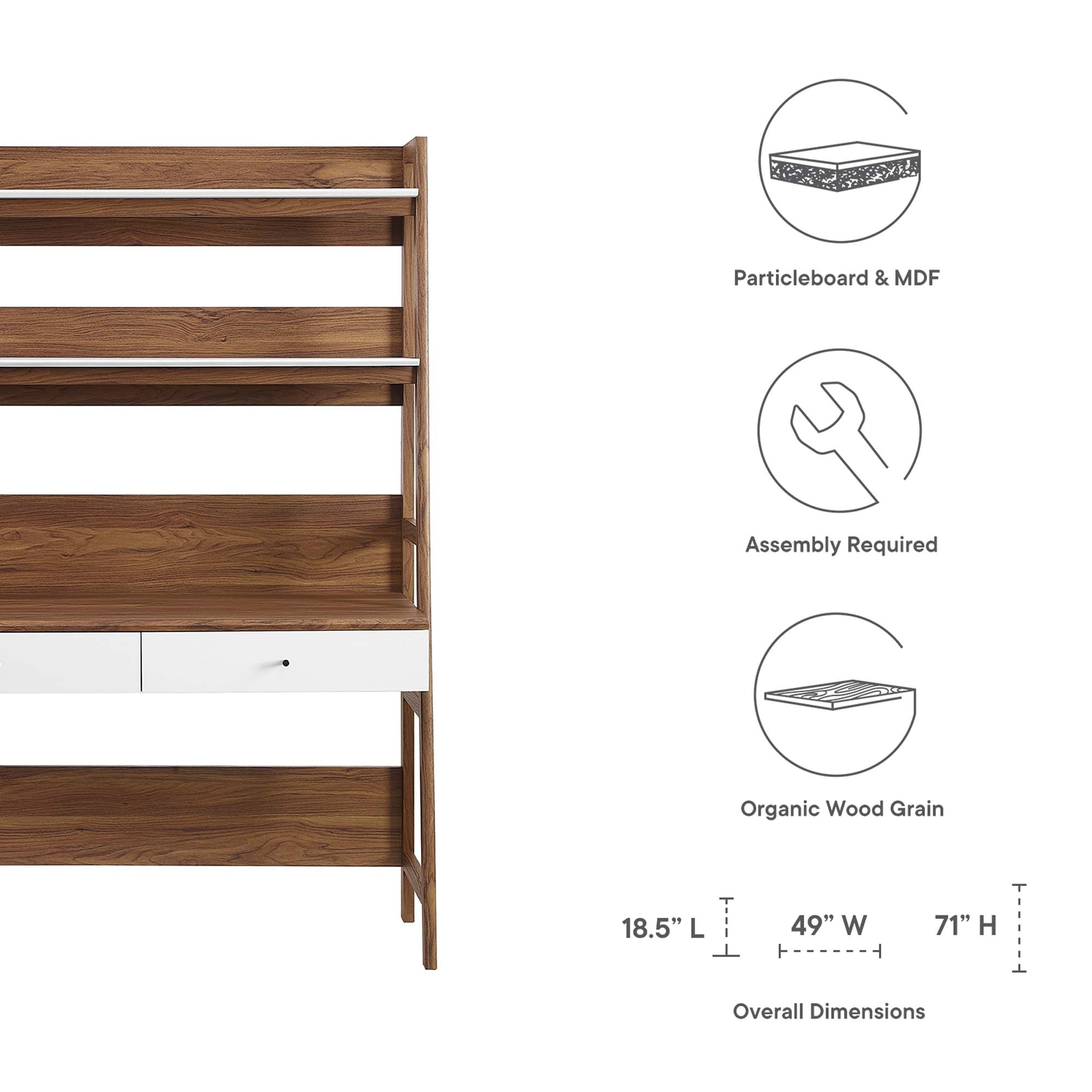 Modway Bixby Office Desk
