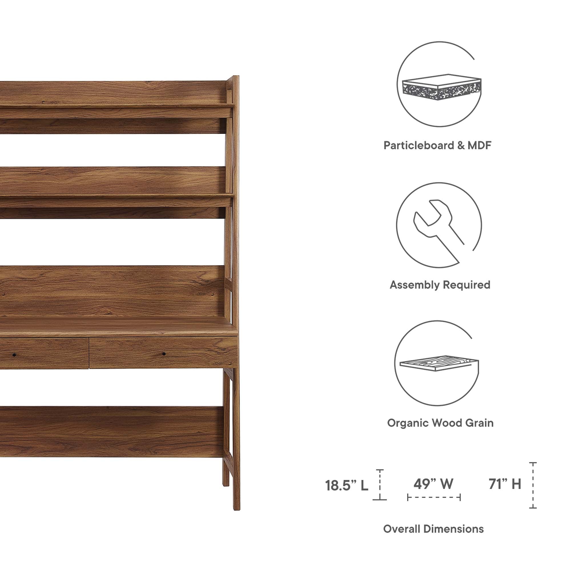 Modway Bixby Office Desk